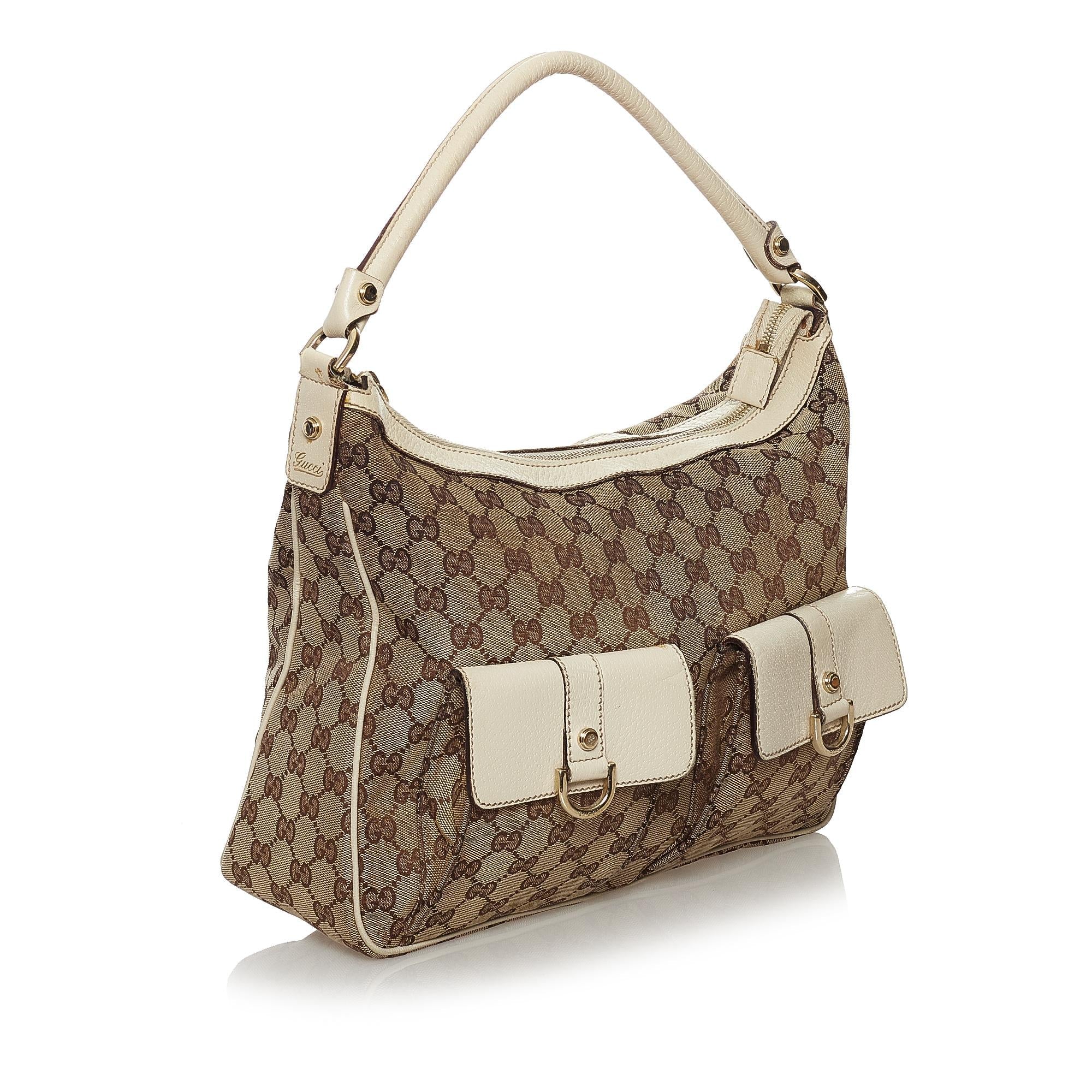 Gucci GG Canvas Abbey Shoulder Bag (SHG-34160)