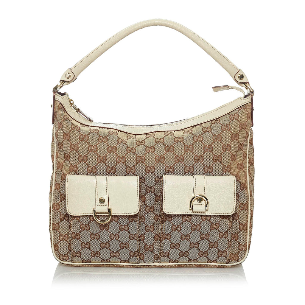 Gucci GG Canvas Abbey Shoulder Bag (SHG-34172)