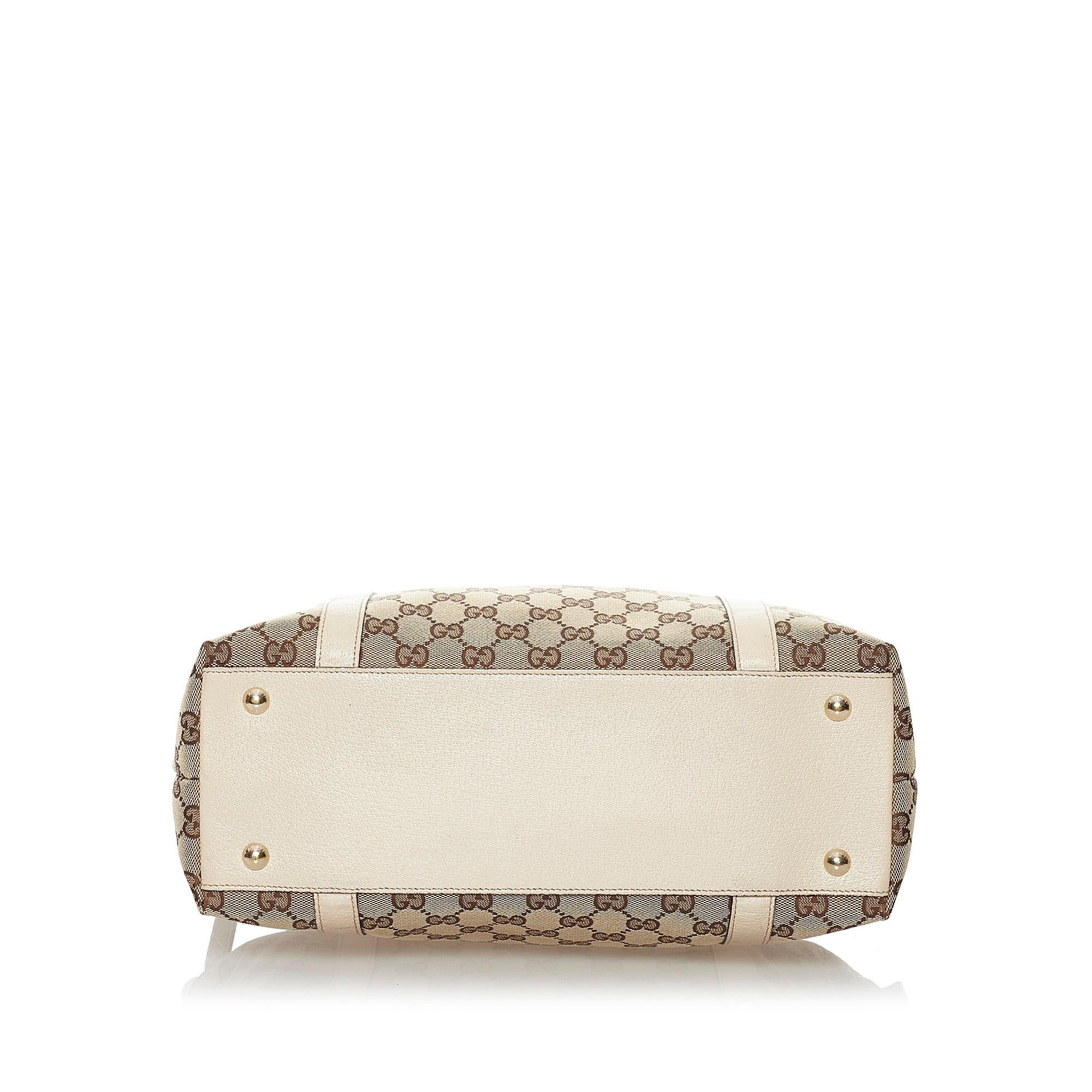 Gucci GG Canvas Abbey Tote Bag (SHG-32489)