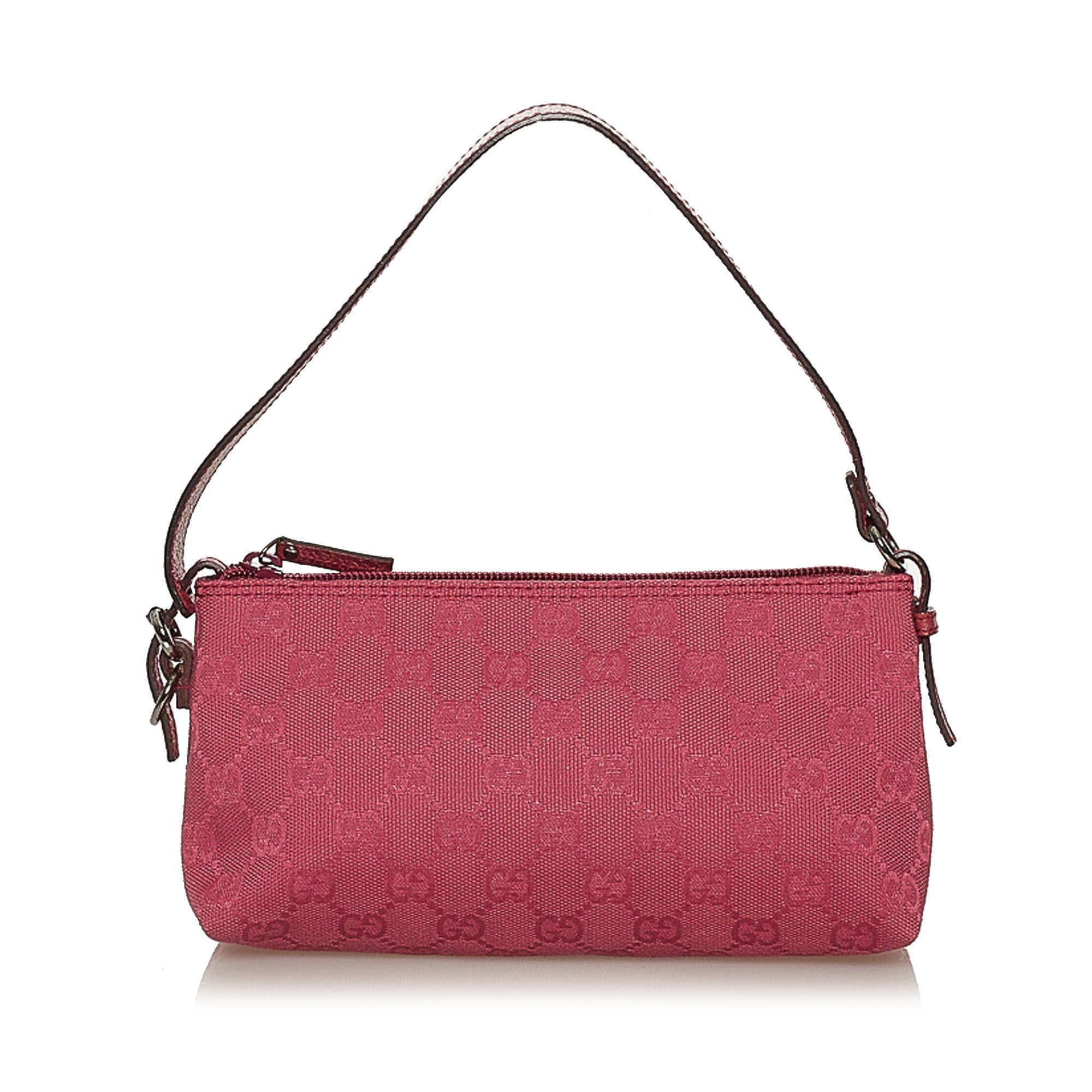 Gucci GG Canvas Baguette (SHG-28438)