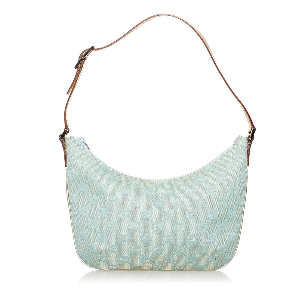 Gucci GG Canvas Baguette (SHG-31405)