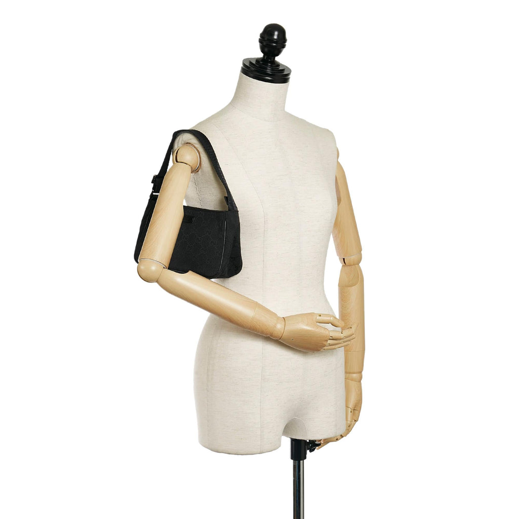 Gucci GG Canvas Baguette (SHG-34237)