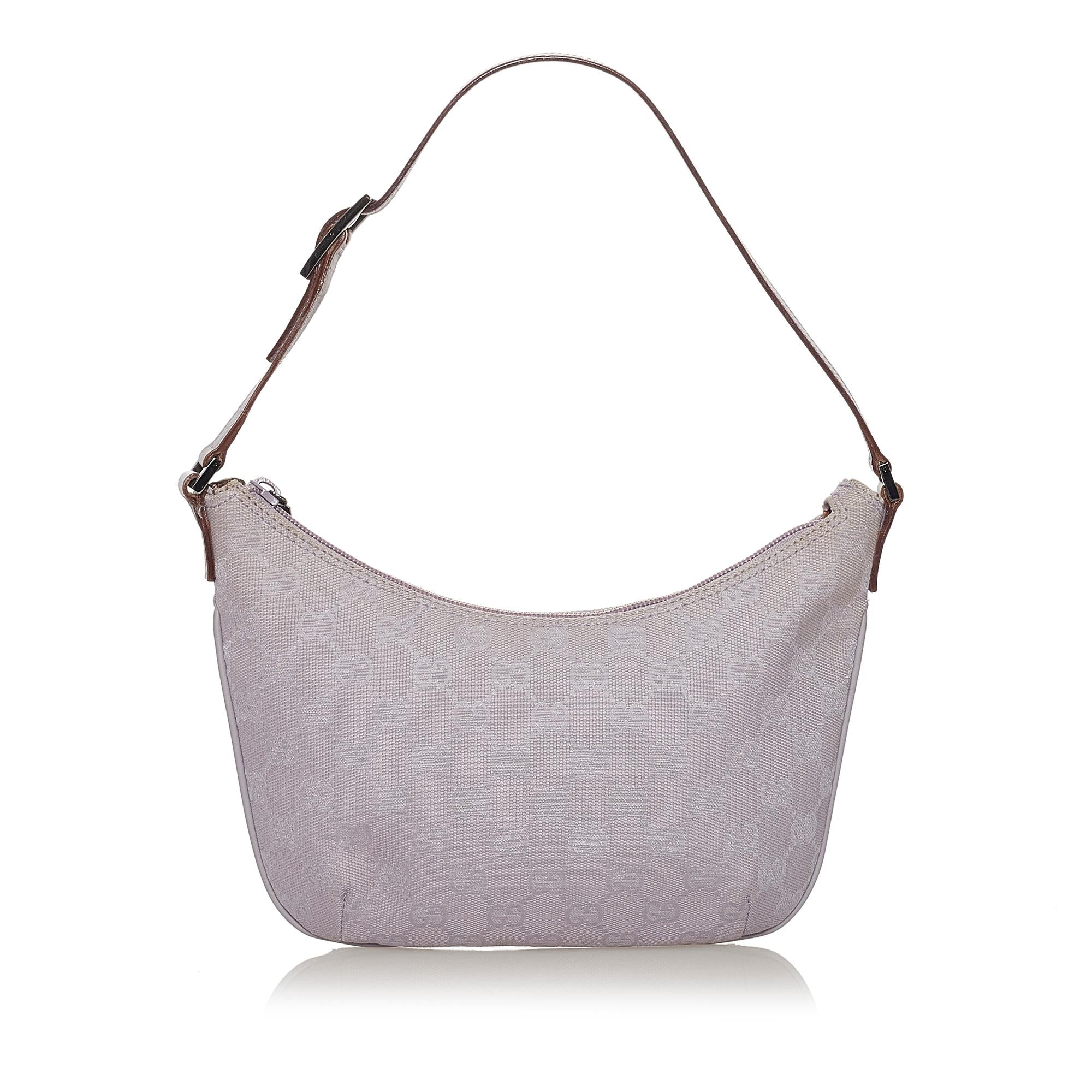 Gucci GG Canvas Baguette (SHG-34677)