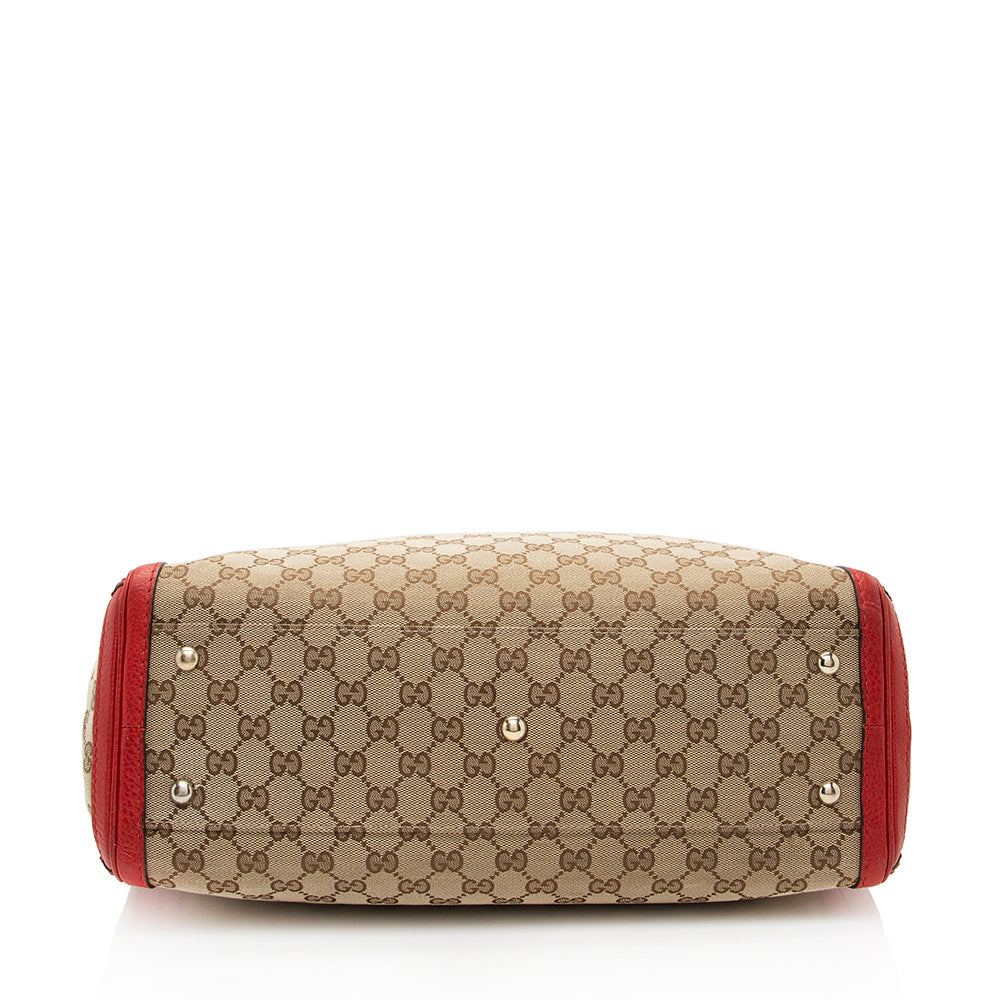 Gucci GG Canvas Bella Medium Tote - FINAL SALE (SHF-19449)