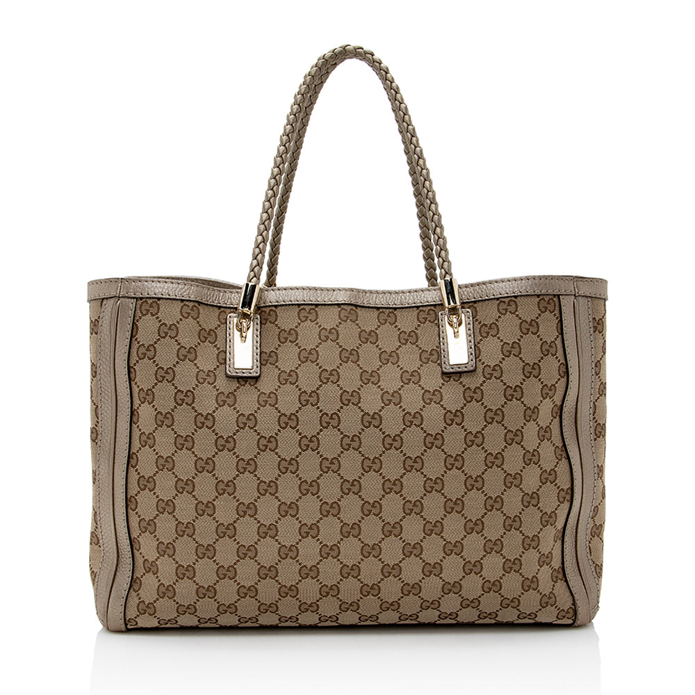 Gucci GG Canvas Bella Medium Tote (SHF-21898)