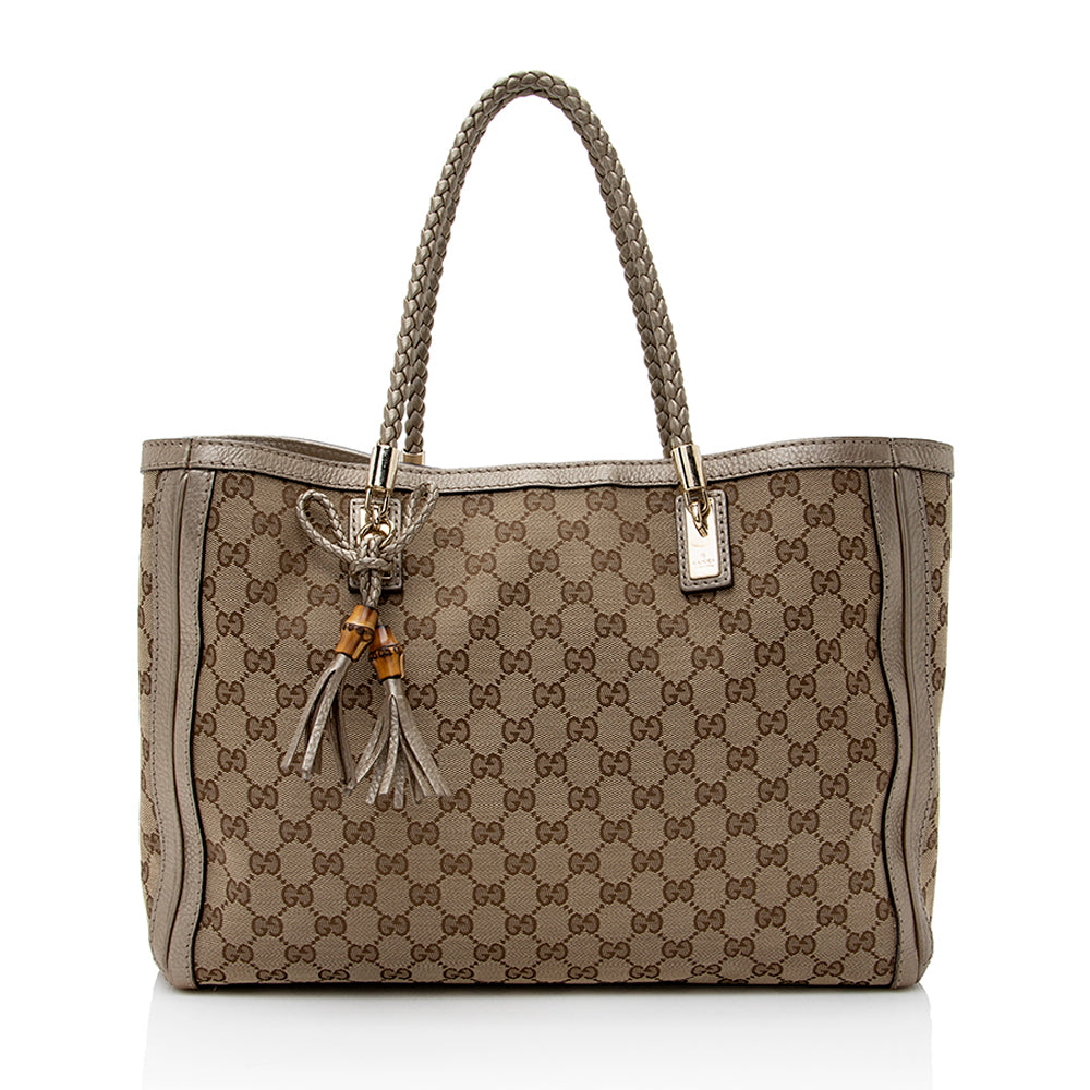 Gucci GG Canvas Bella Medium Tote (SHF-21898)