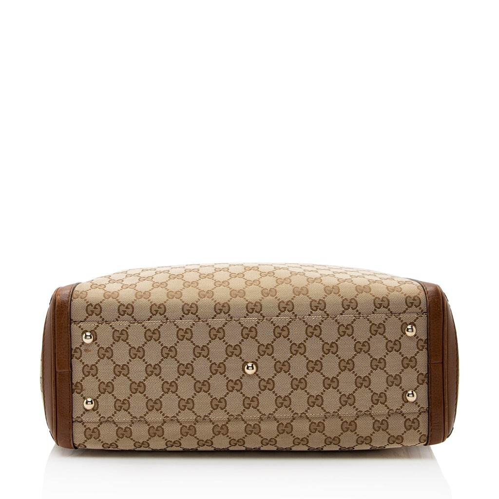 Gucci GG Canvas Bella Medium Tote (SHF-22813)