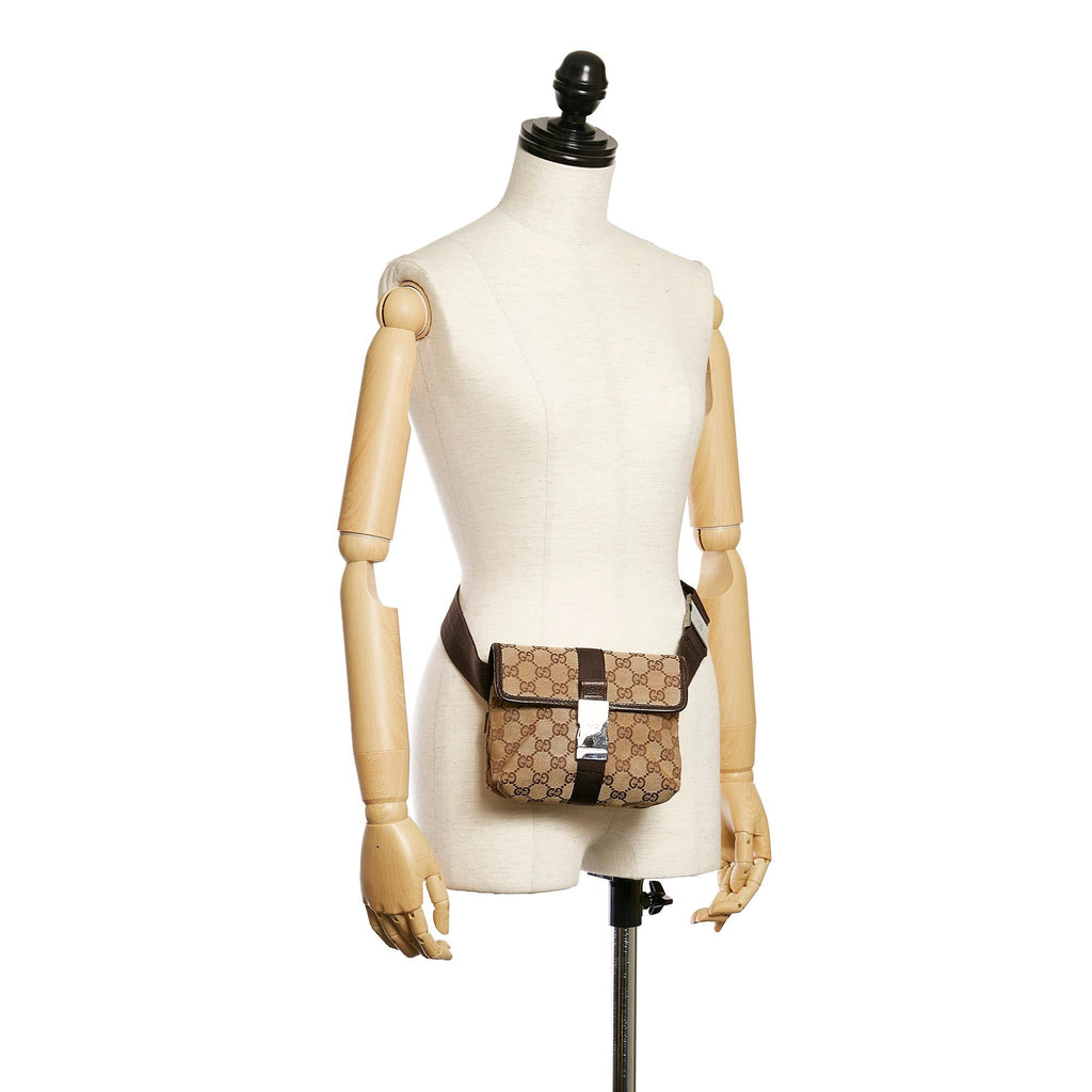 Gucci GG Canvas Belt Bag (SHG-29731)