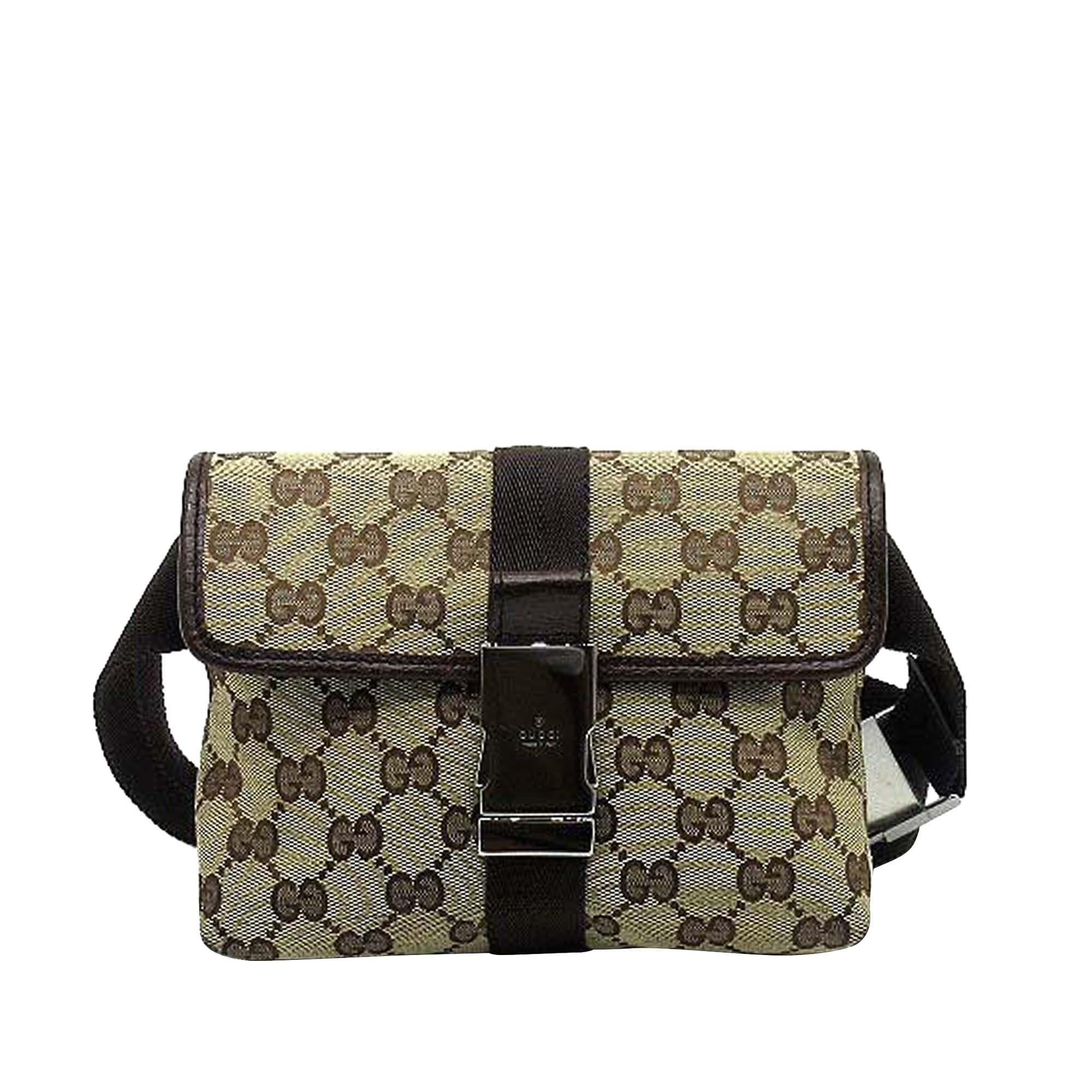 Gucci GG Canvas Belt Bag (SHG-9lofpC)