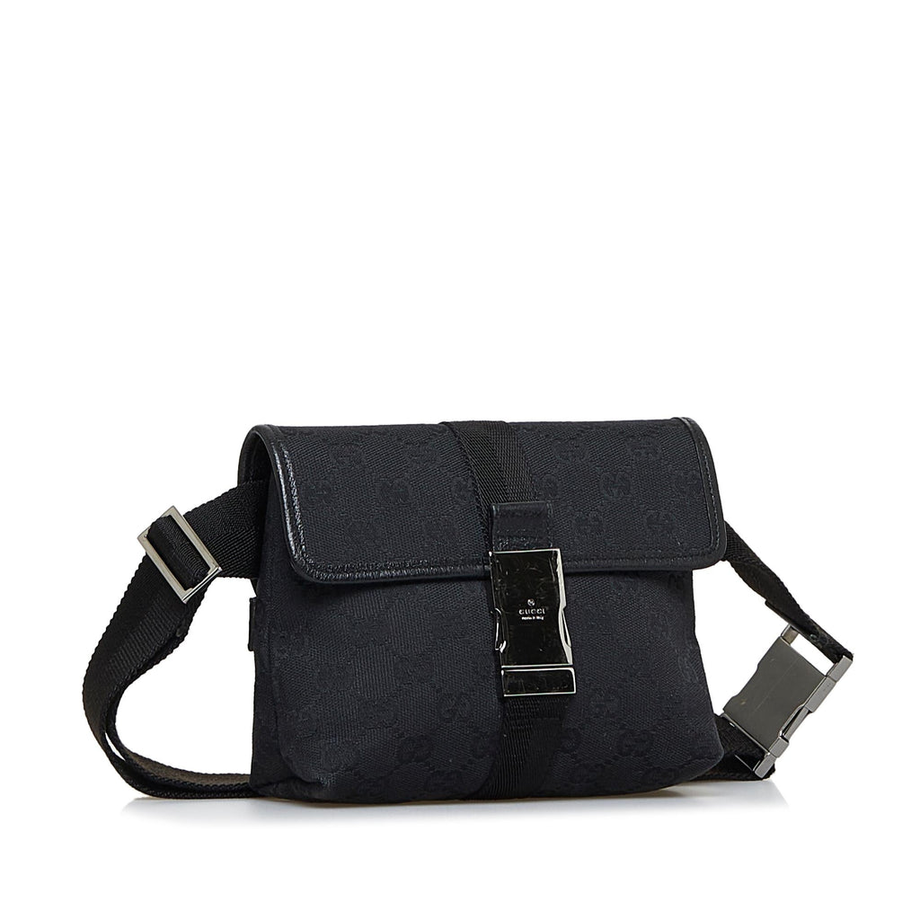 Gucci GG Canvas Belt Bag (SHG-bhHc1K)
