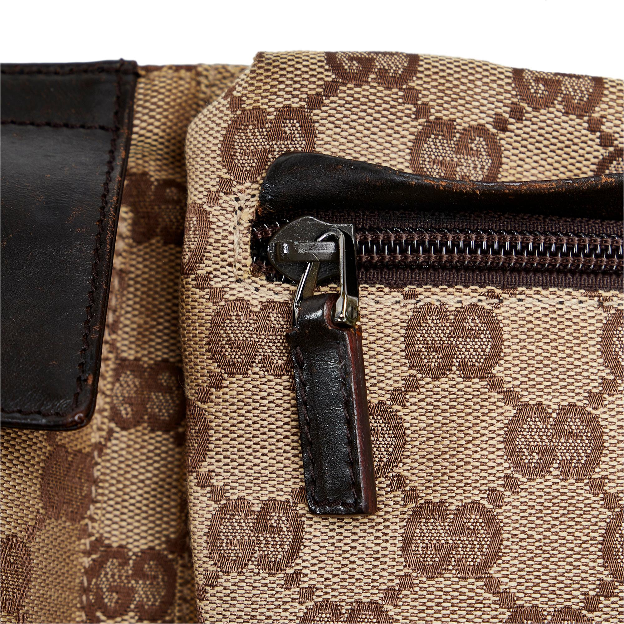 Gucci GG Canvas Belt Bag (SHG-f7z2QI)