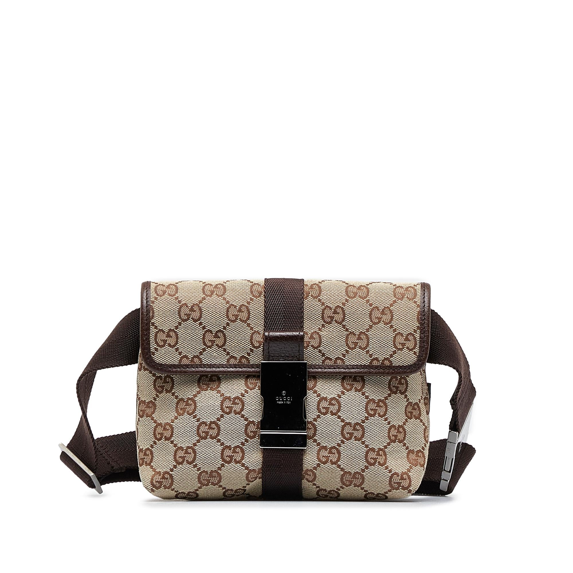 Gucci GG Canvas Belt Bag (SHG-cR2Tbh)