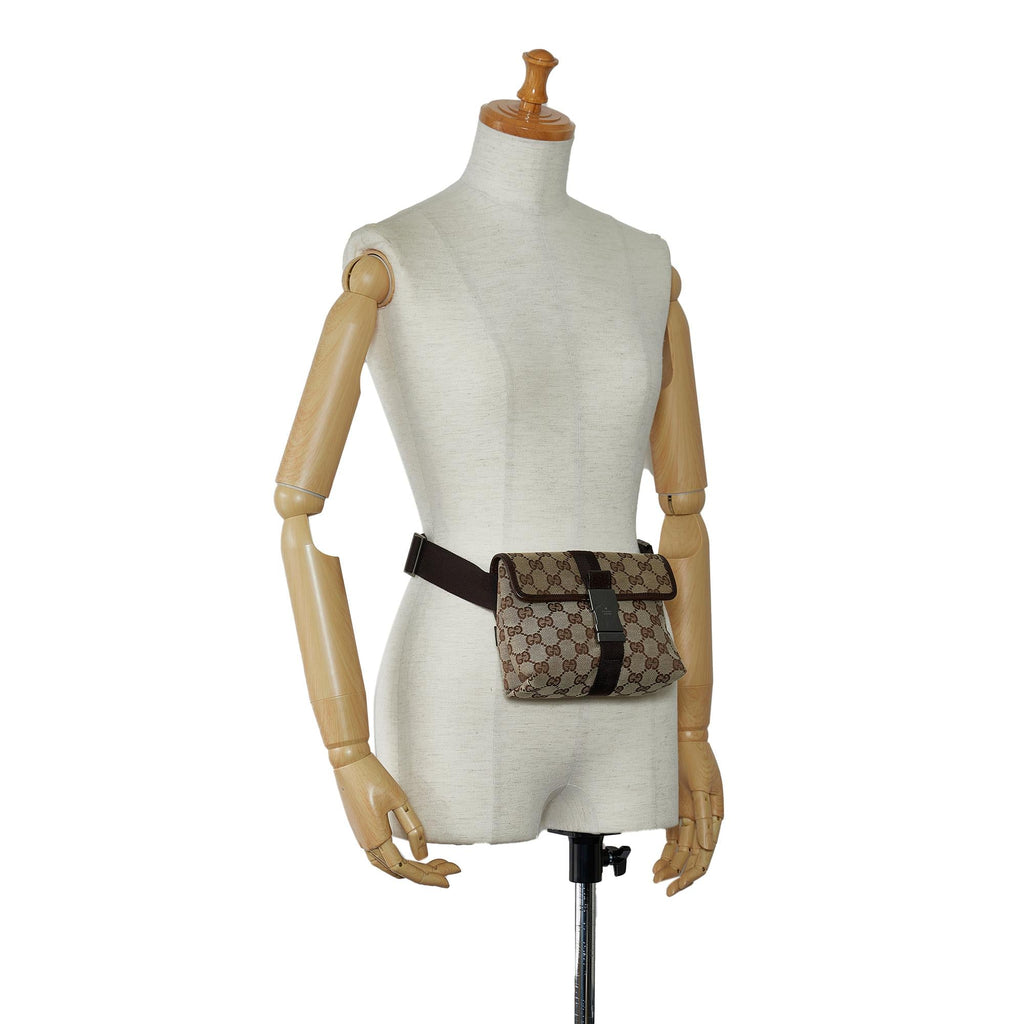 Gucci GG Canvas Belt Bag (SHG-cR2Tbh)