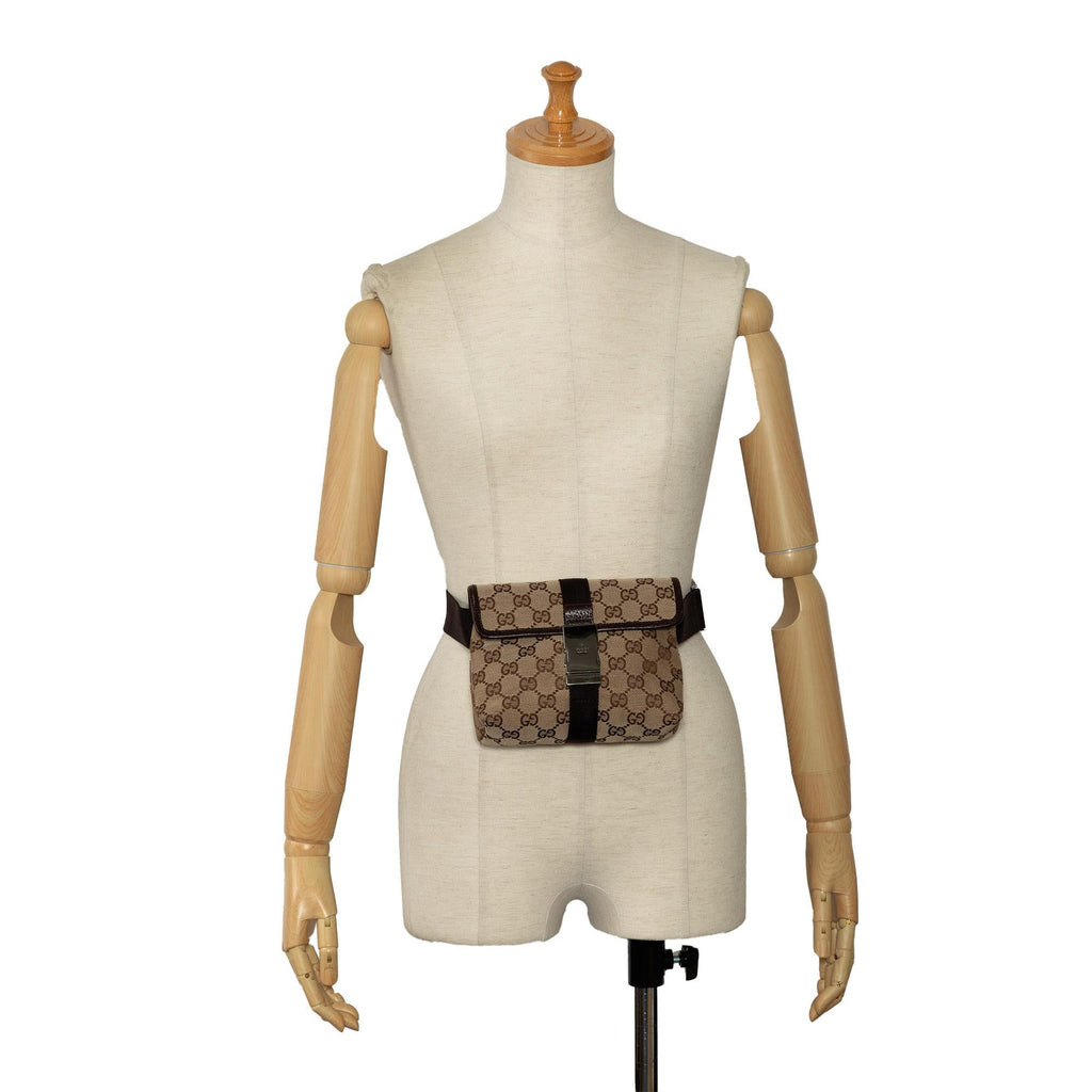 Gucci GG Canvas Belt Bag (SHG-3g0Ip3)