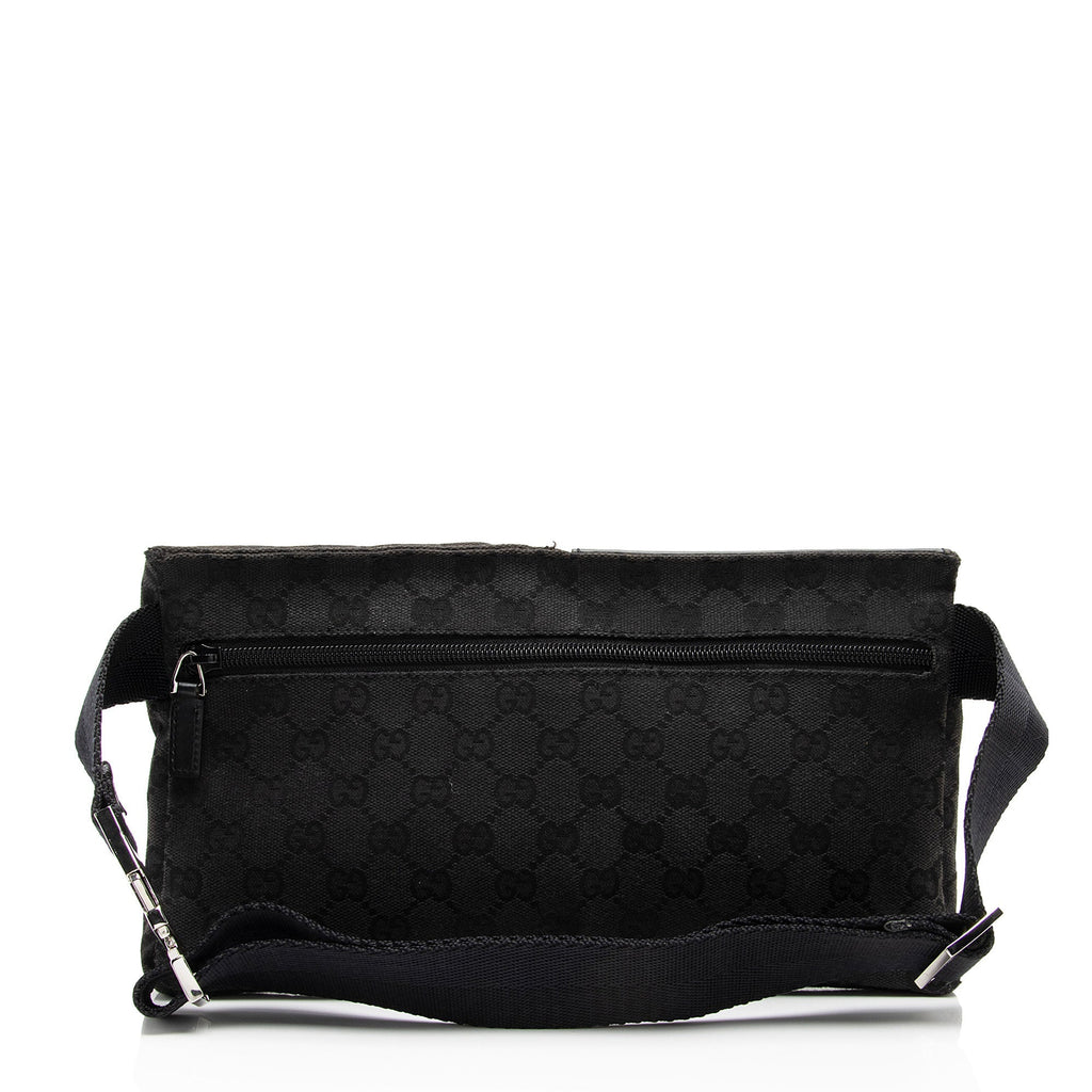 Gucci GG Canvas Double Pocket Belt Bag (SHF-4RHCaN)