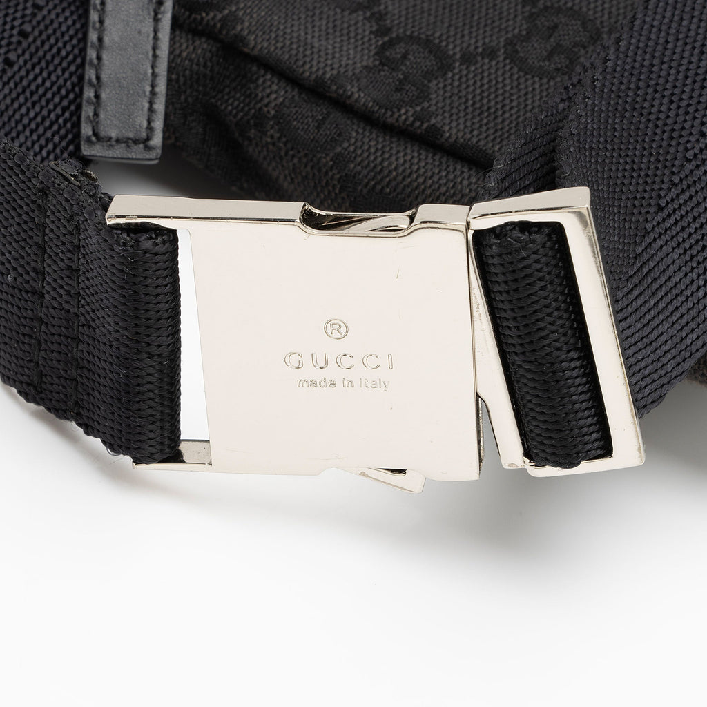 Gucci GG Canvas Double Pocket Belt Bag (SHF-4RHCaN)