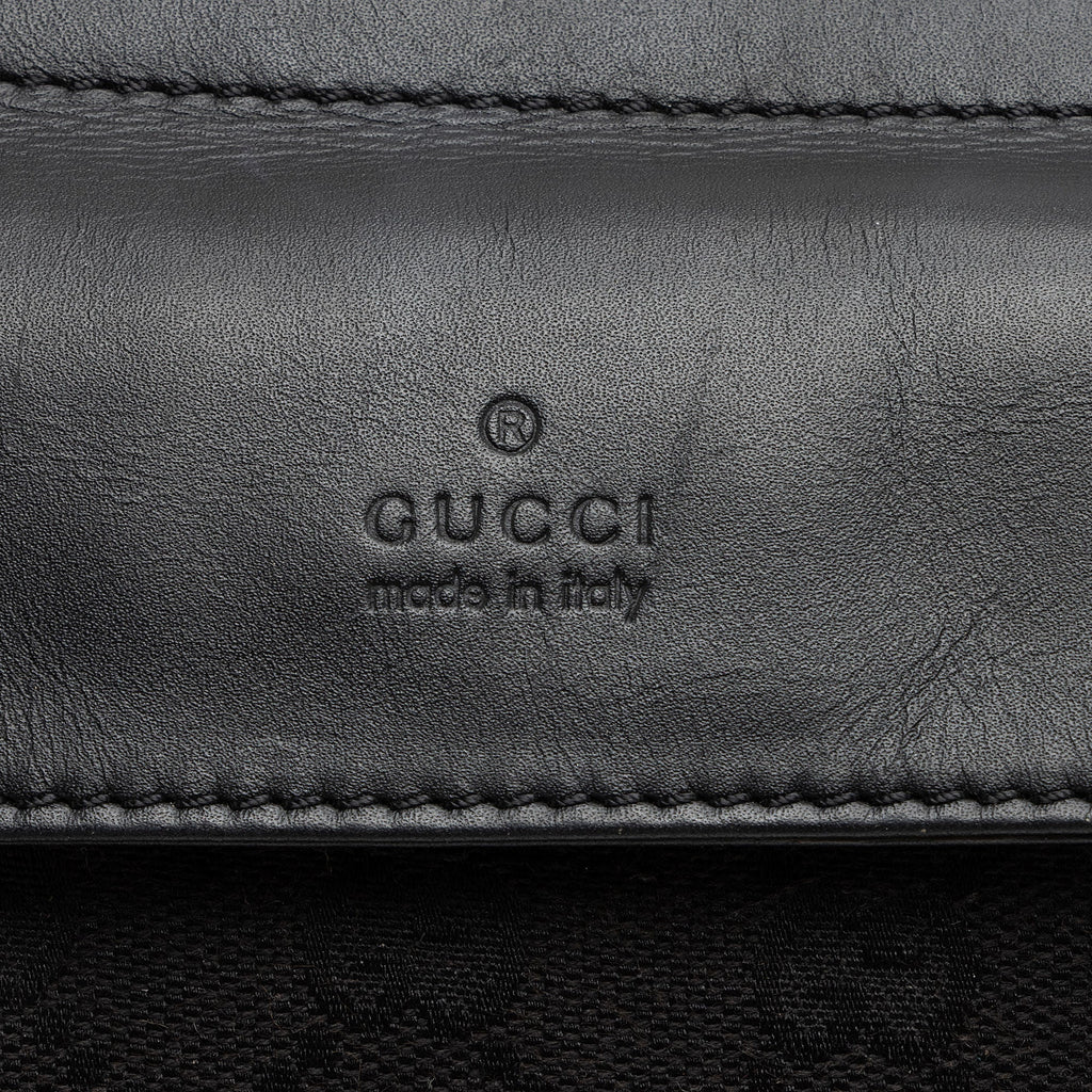 Gucci GG Canvas Double Pocket Belt Bag (SHF-4RHCaN)