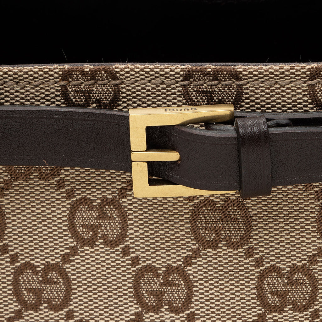 Gucci GG Canvas Belted Tote
