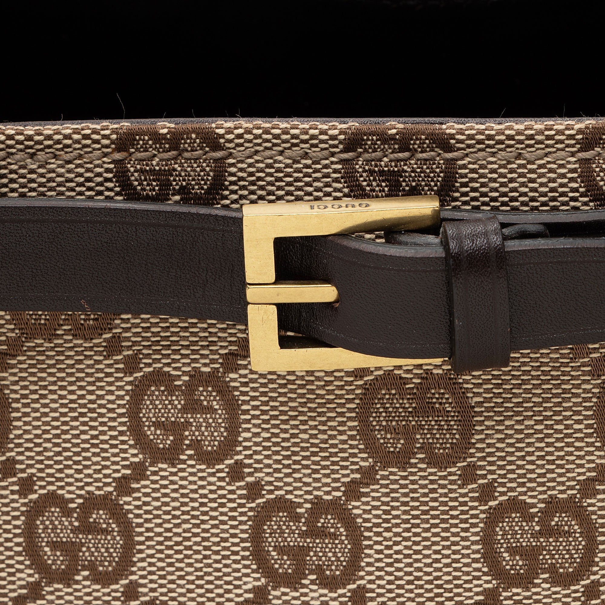 Gucci GG Canvas Belted Tote