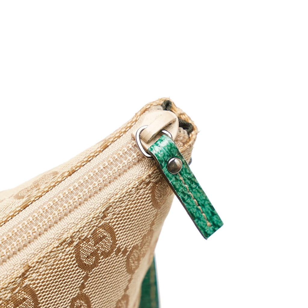 Gucci GG Canvas Boat Baguette (SHG-27207)