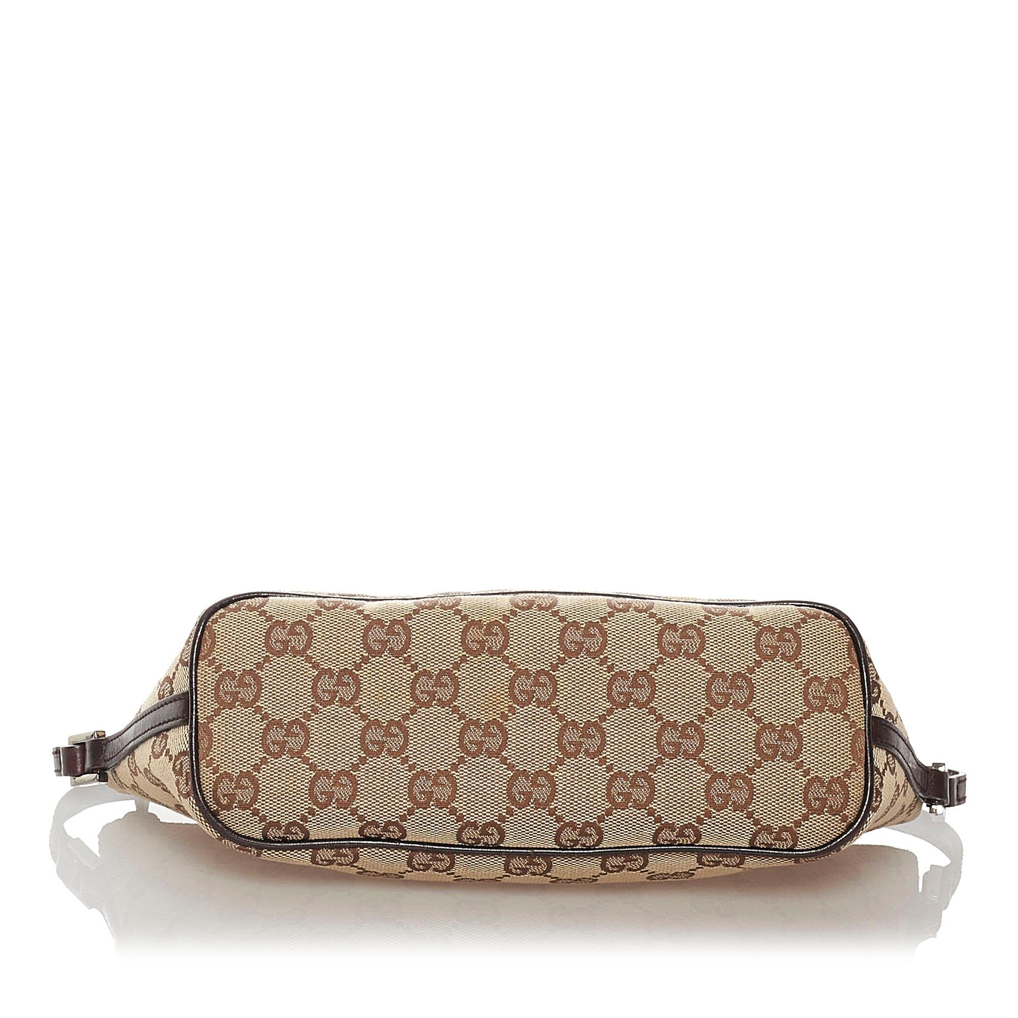 Gucci GG Canvas Boat Baguette (SHG-27260)