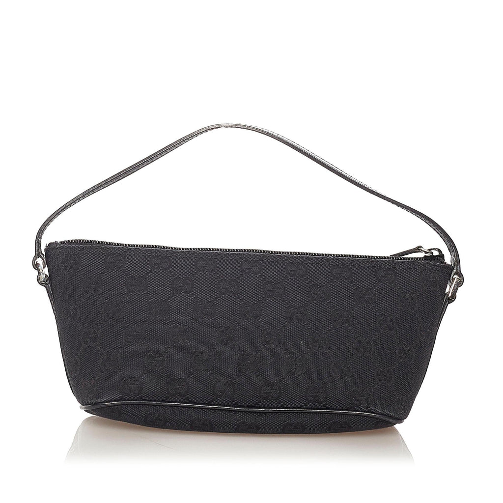 Gucci GG Canvas Boat Baguette (SHG-28064)