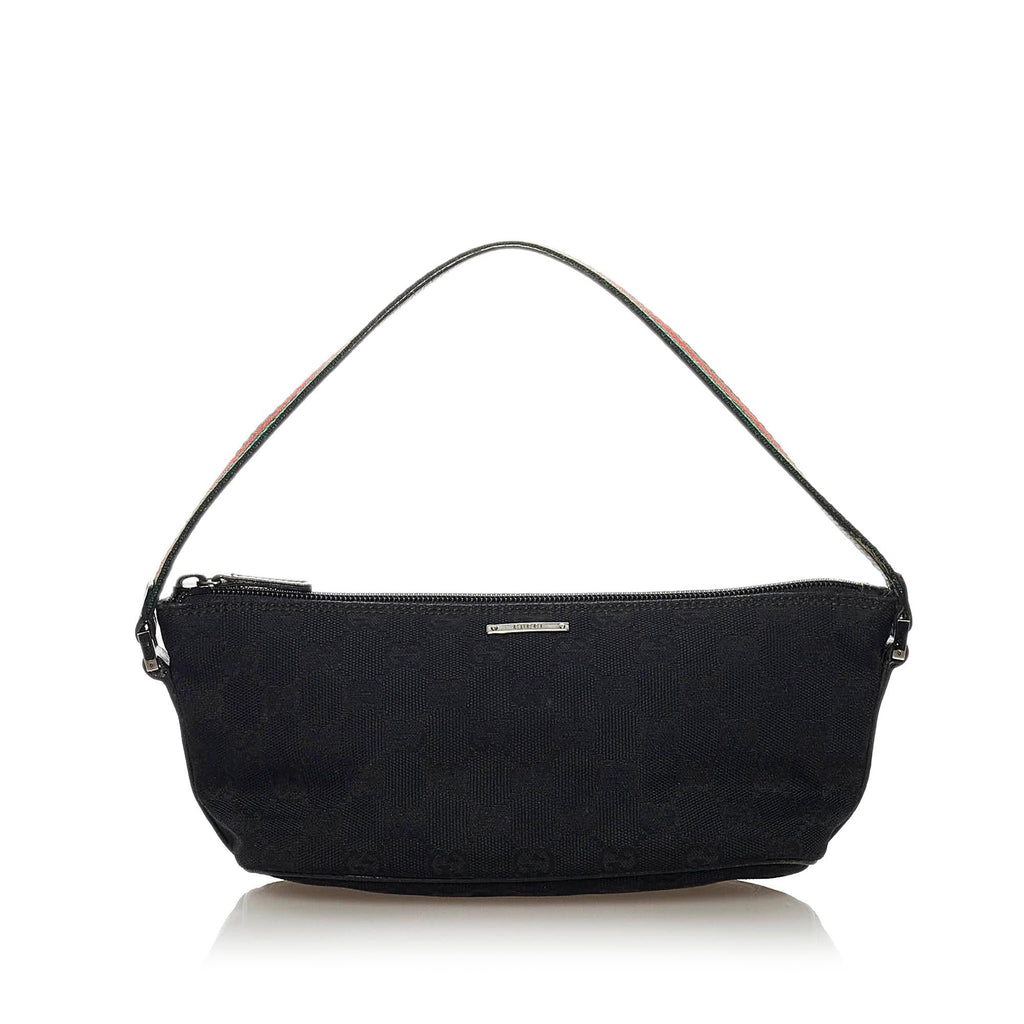 Gucci GG Canvas Boat Baguette (SHG-29230)