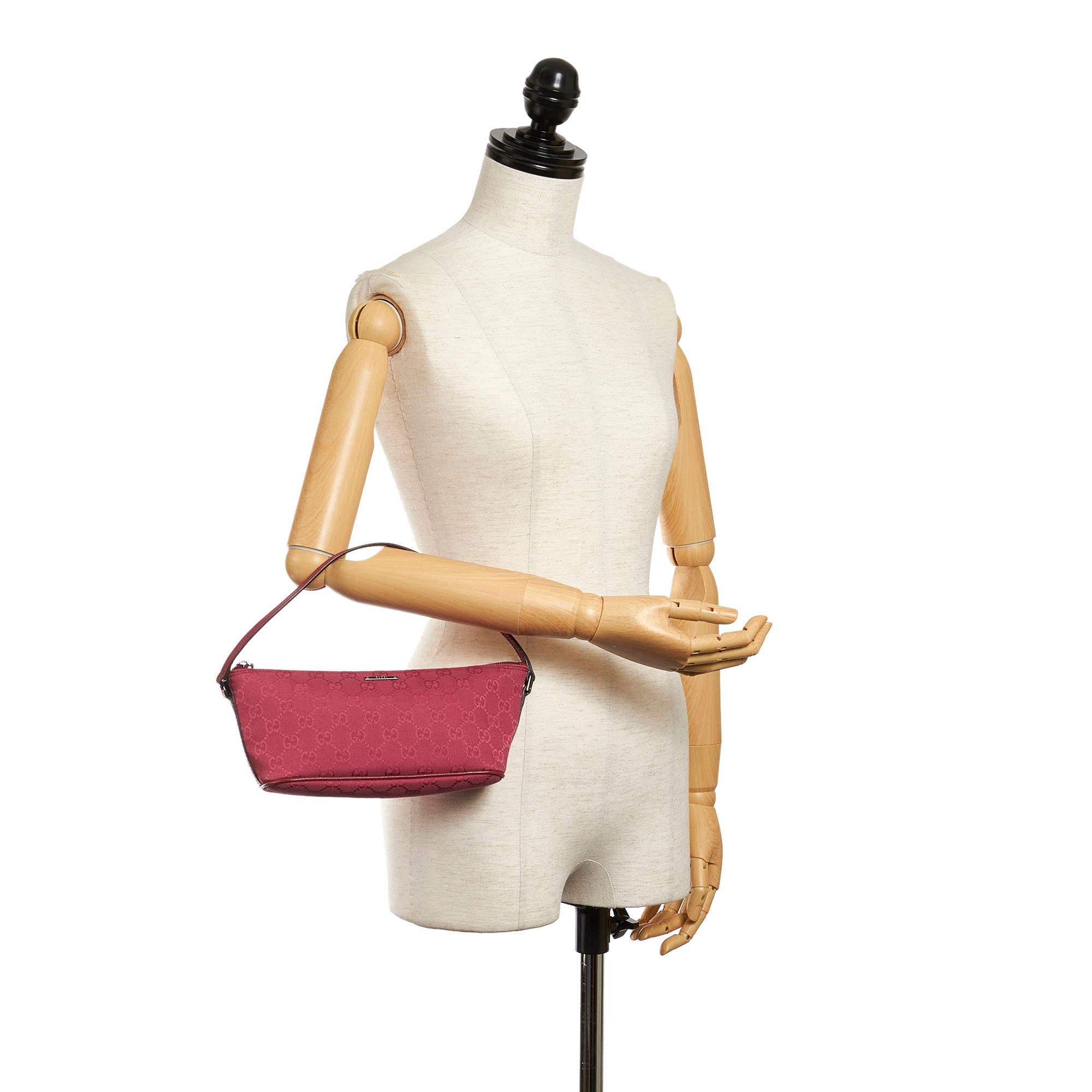 Gucci GG Canvas Boat Baguette (SHG-29455)