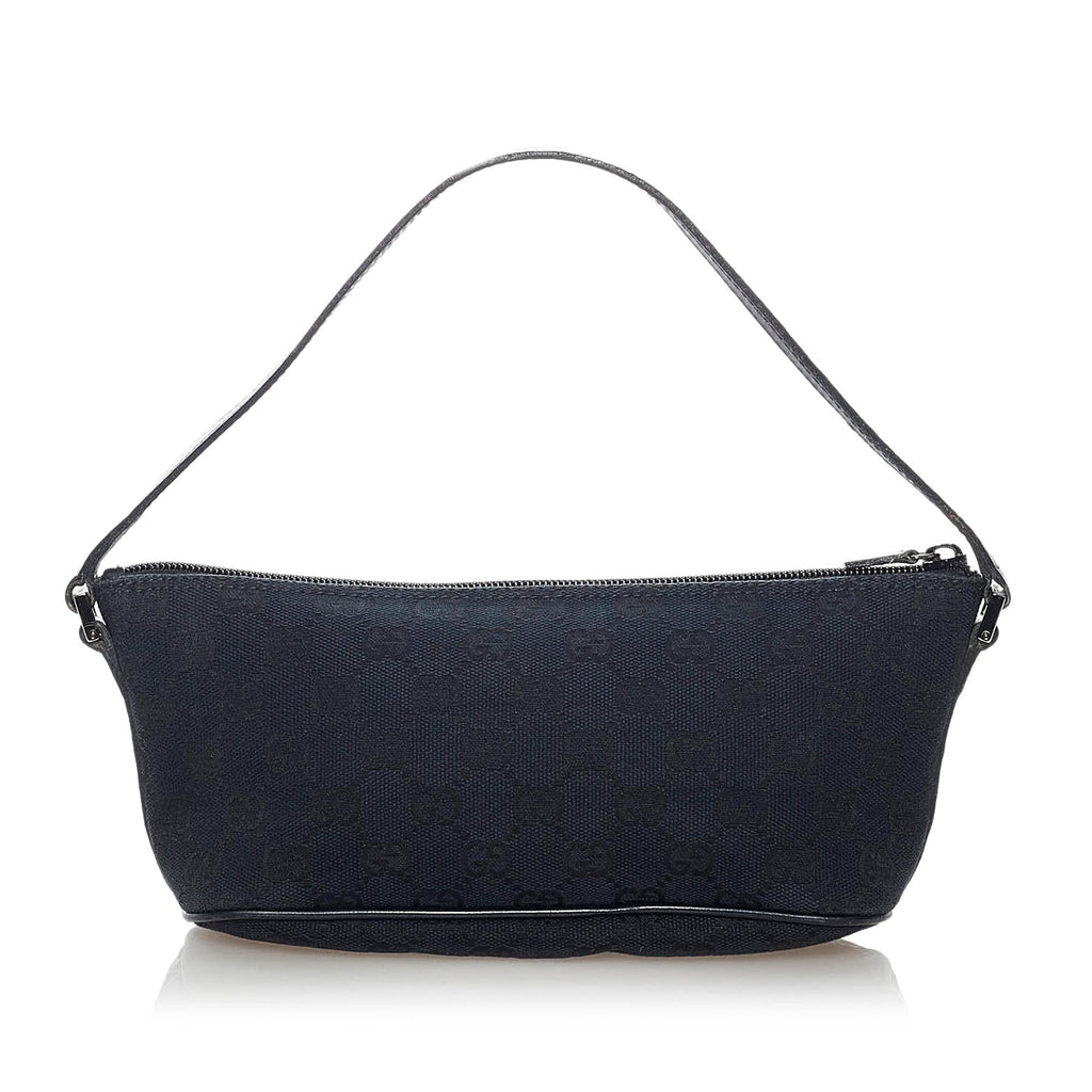 Gucci GG Canvas Boat Baguette (SHG-30998)
