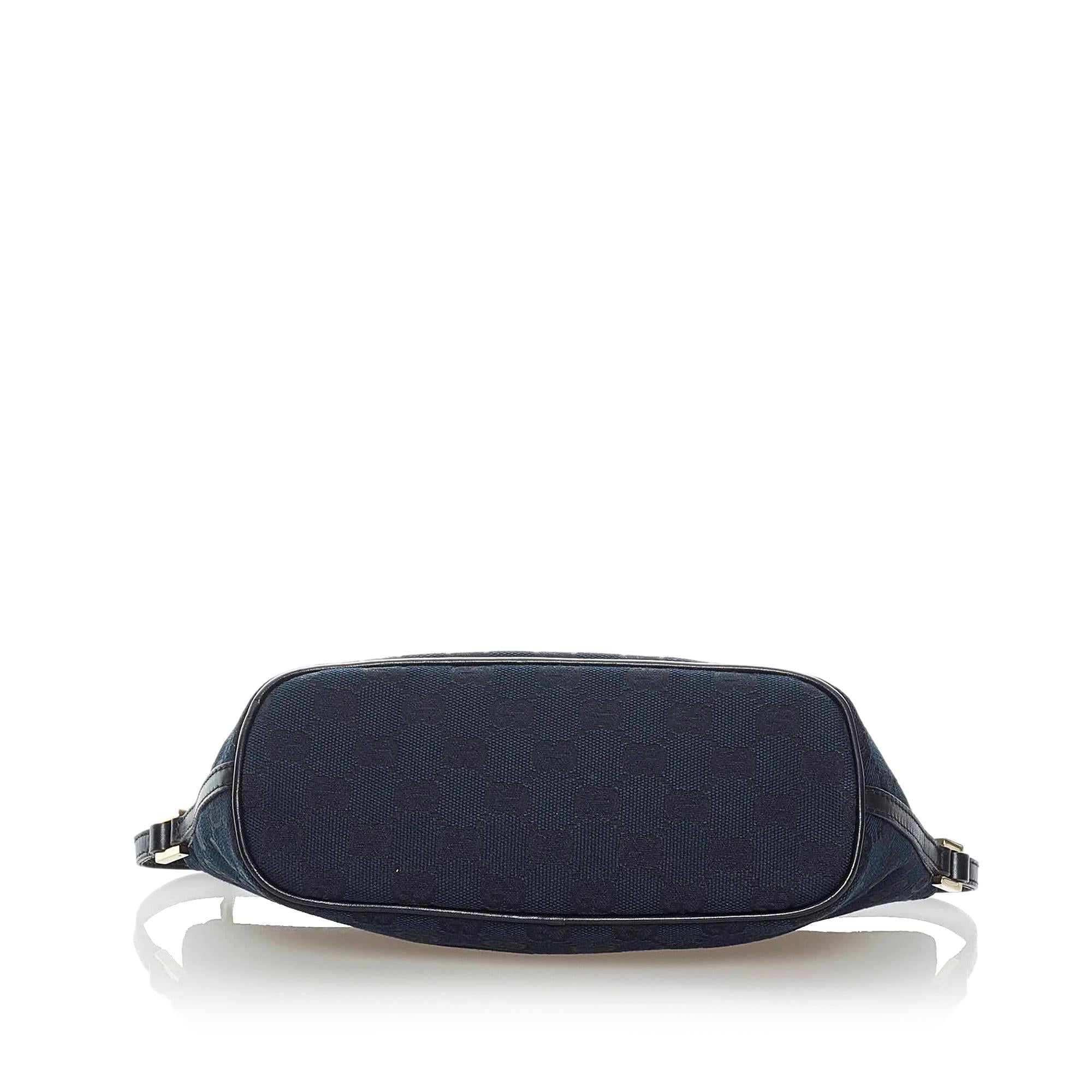 Gucci GG Canvas Boat Baguette (SHG-31583)