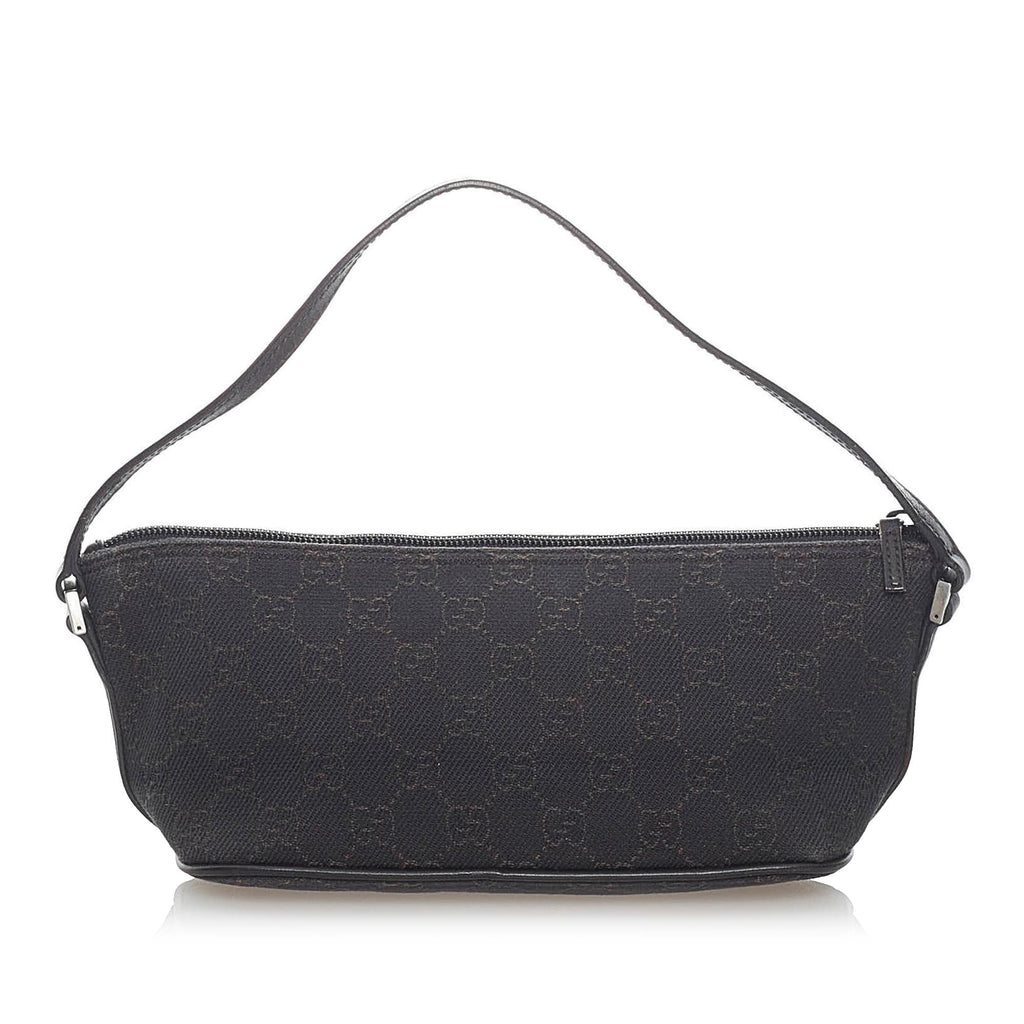 Gucci GG Canvas Boat Baguette (SHG-31599)