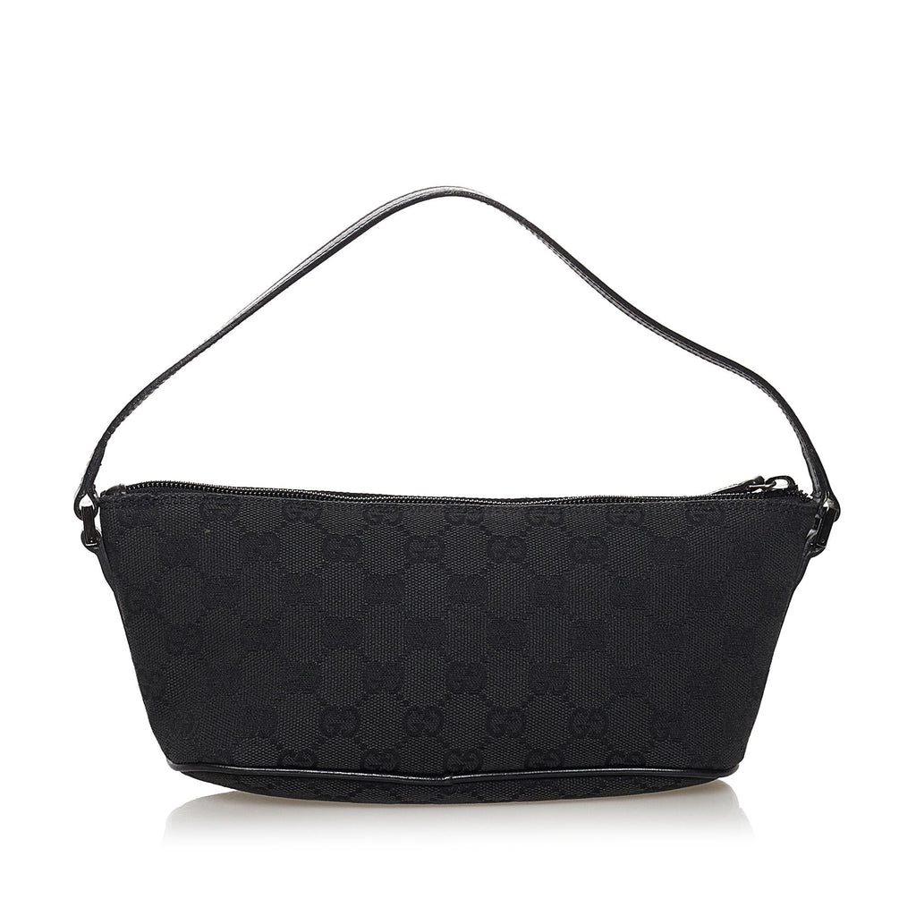 Gucci GG Canvas Boat Baguette (SHG-31770)