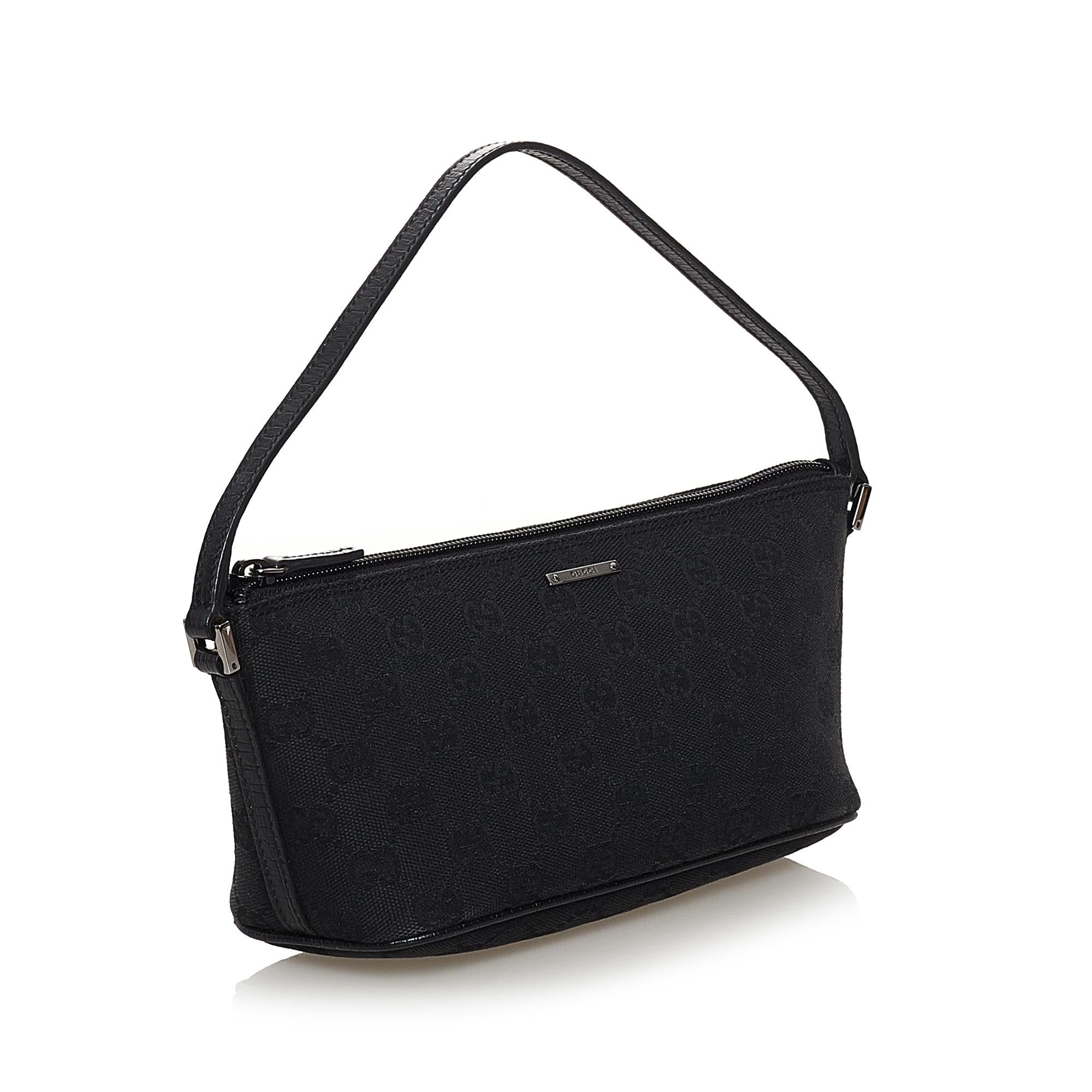 Gucci GG Canvas Boat Baguette (SHG-32281)