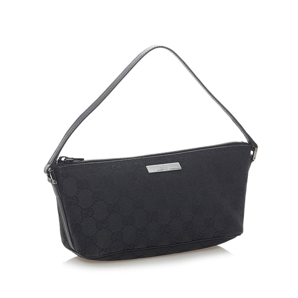 Gucci GG Canvas Boat Baguette (SHG-32409)