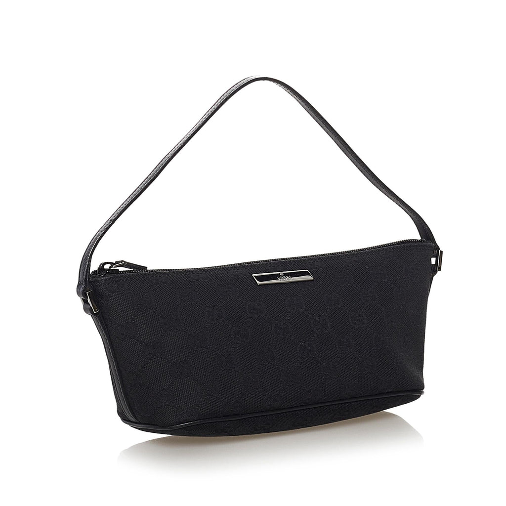 Gucci GG Canvas Boat Baguette (SHG-32776)