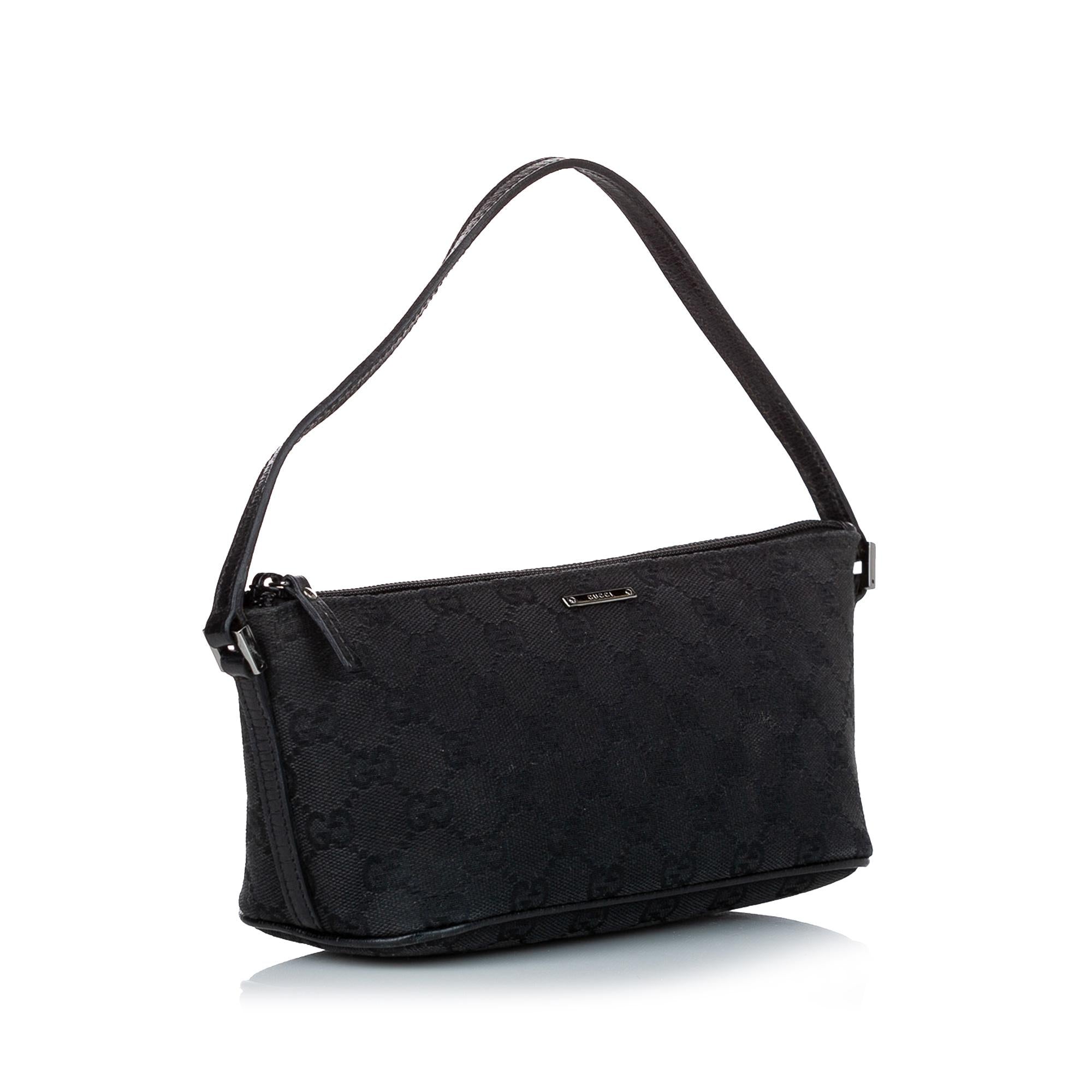 Gucci GG Canvas Boat Baguette (SHG-36571)