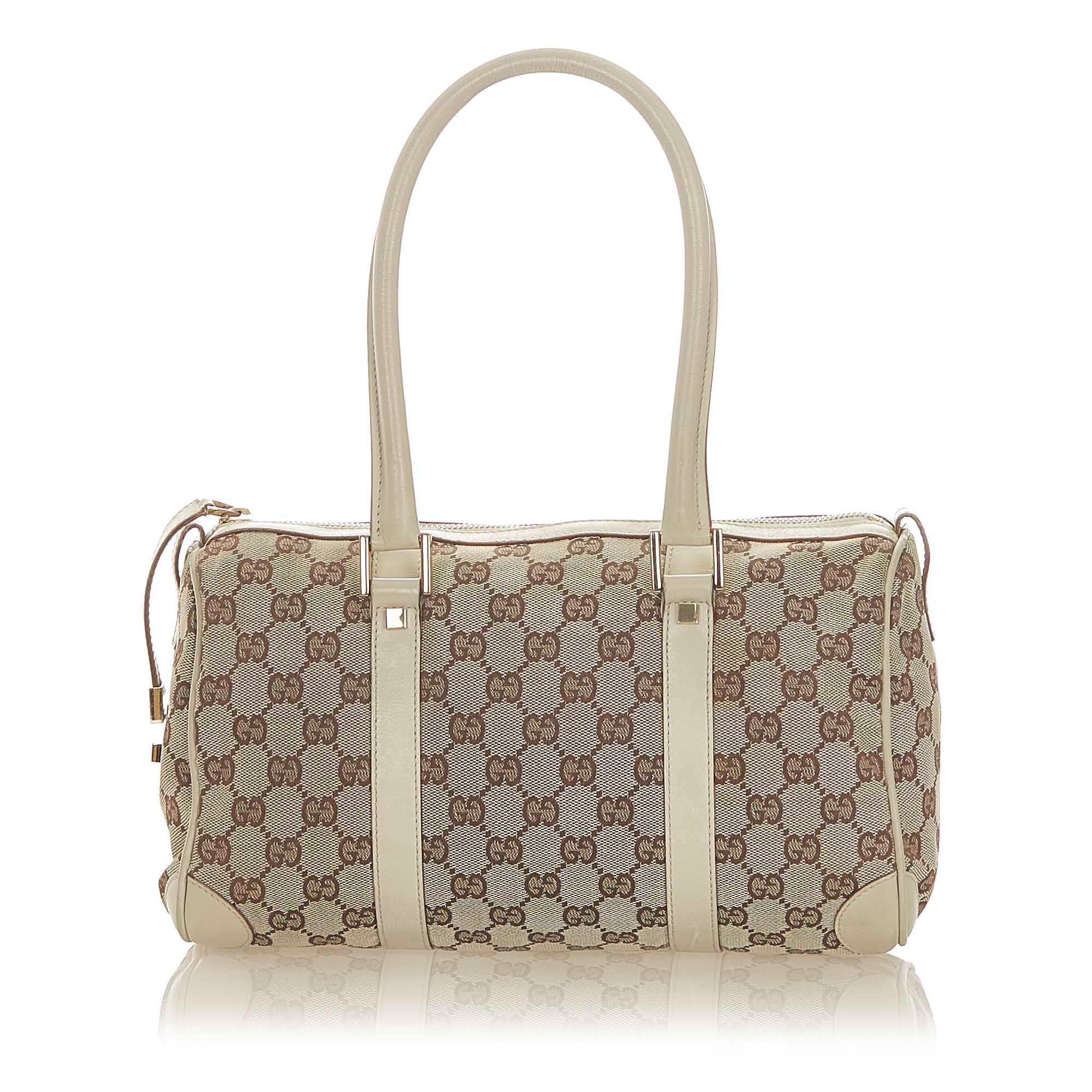 Gucci GG Canvas Boston Bag (SHG-20383)