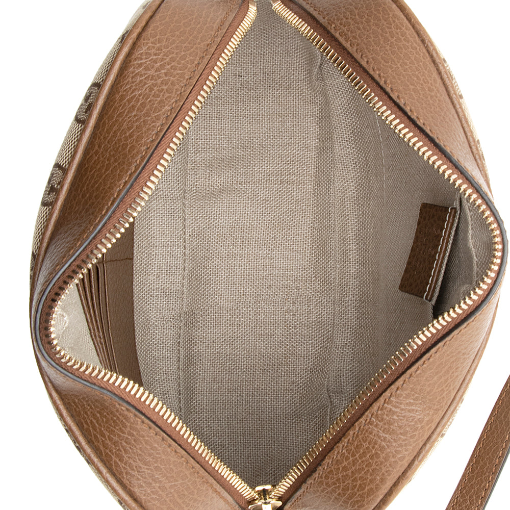 Gucci GG Canvas Bree Mini Messenger Bag (SHF-JmL6zI)