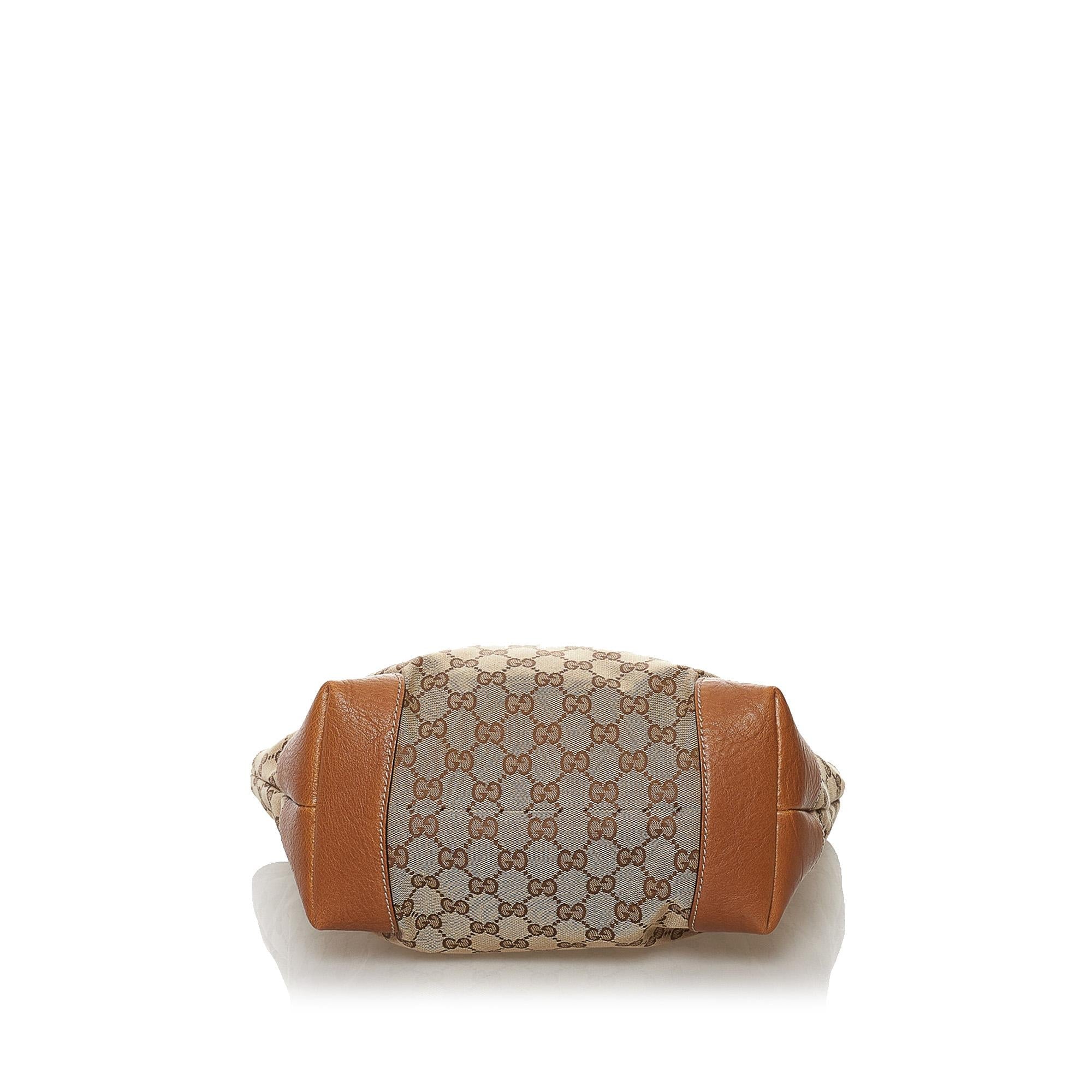 Gucci GG Canvas Charm Tote Bag (SHG-32521)