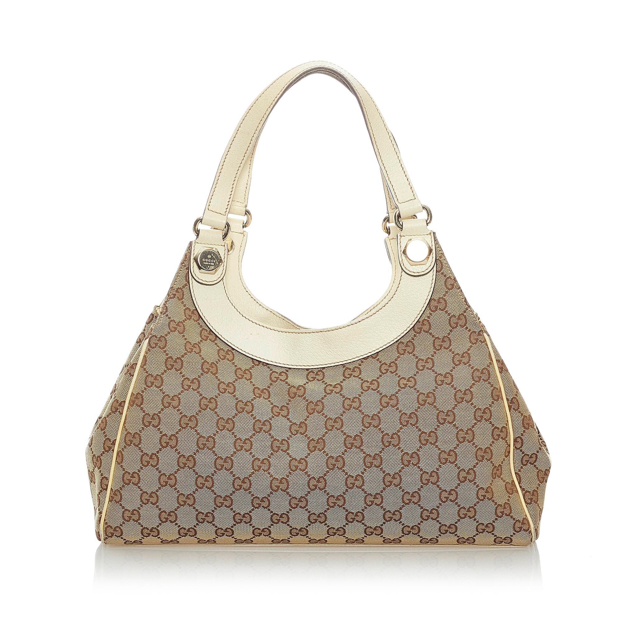 Gucci GG Canvas Charmy Shoulder Bag (SHG-36151)