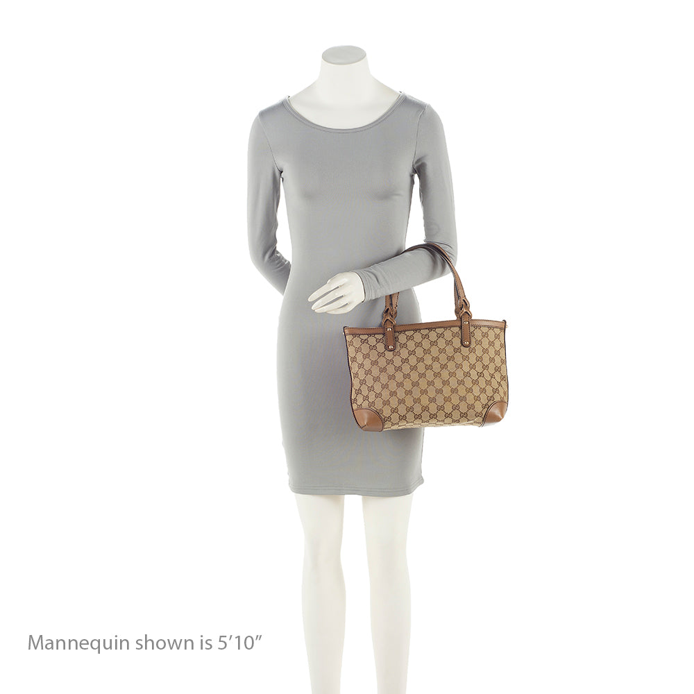 Gucci GG Canvas Craft Small Tote (SHF-21294)