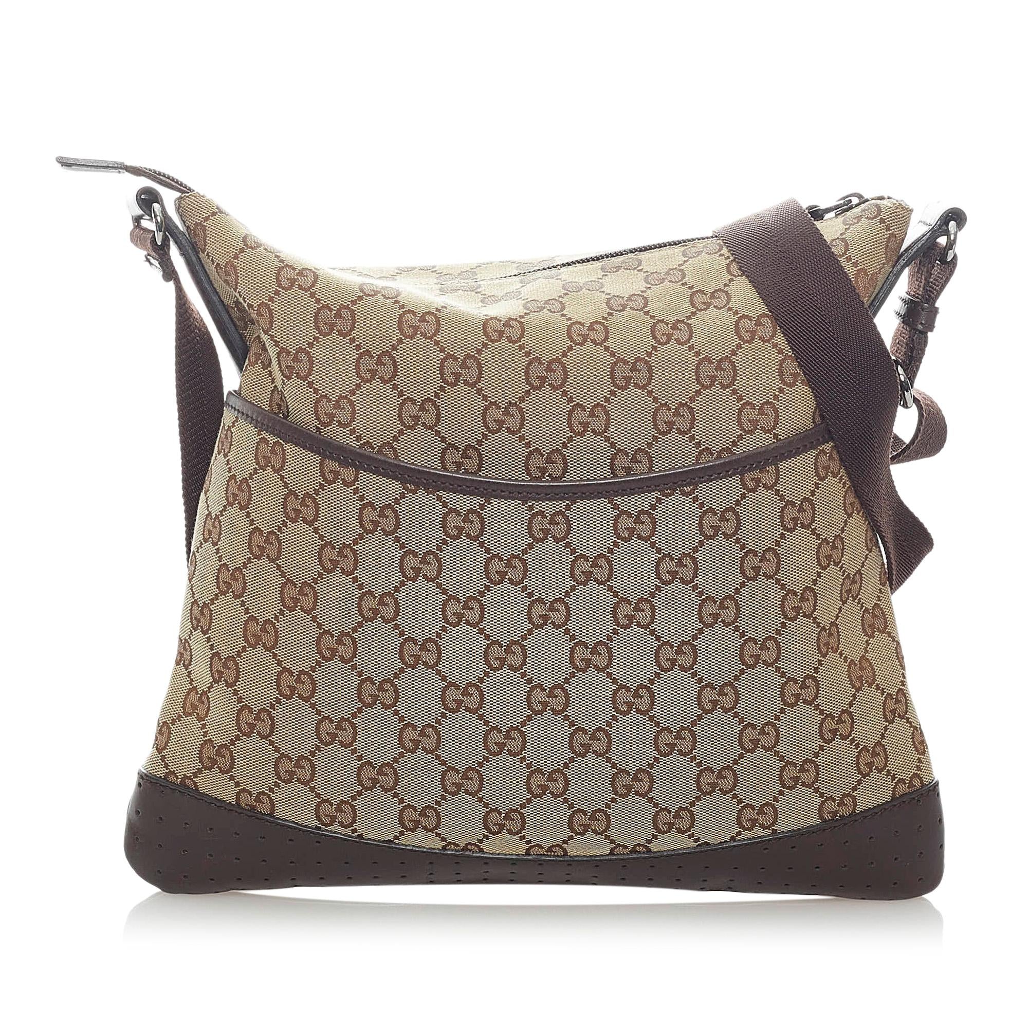 Gucci GG Canvas Crossbody Bag (SHG-33330)