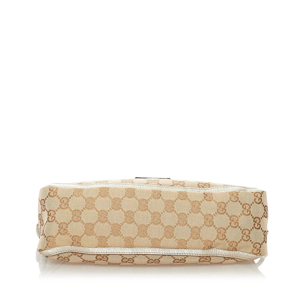 Gucci GG Canvas D-Ring Abbey Baguette (SHG-32278)