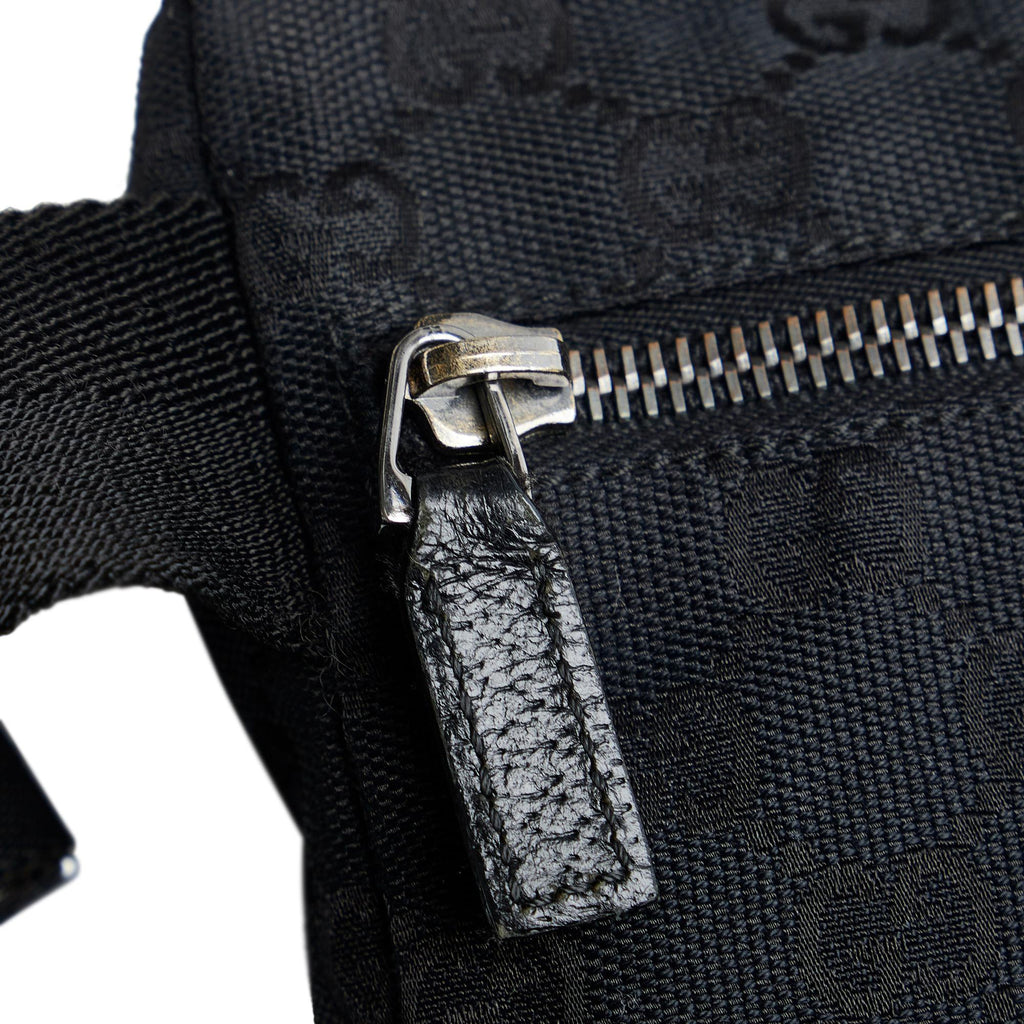 Gucci GG Canvas Double Pocket Belt Bag (SHG-RSeo1B)