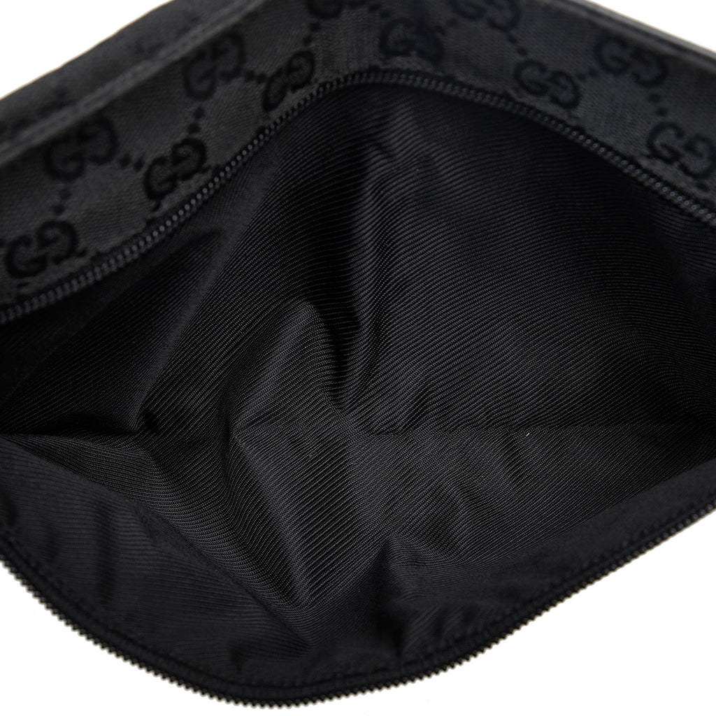Gucci GG Canvas Double Pocket Belt Bag (SHG-9YRfAM)