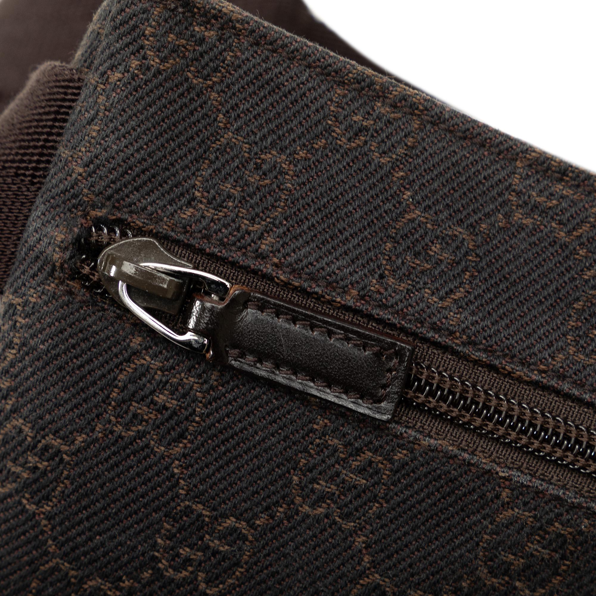 Gucci GG Canvas Double Pocket Belt Bag (SHG-A3c4cV)