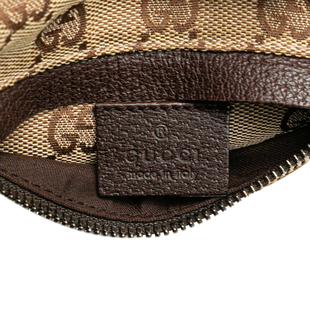 Gucci GG Canvas Double Pocket Belt Bag (SHG-4MdUlJ)