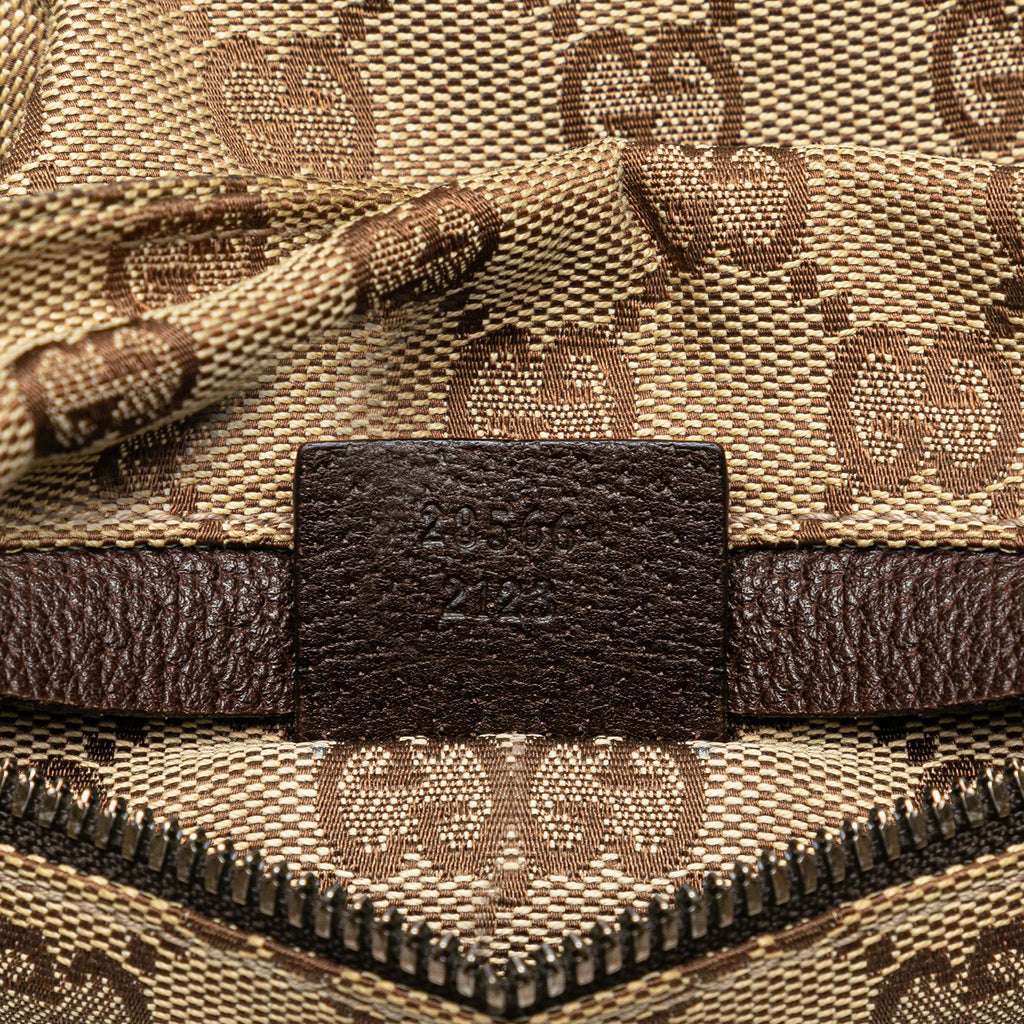Gucci GG Canvas Double Pocket Belt Bag (SHG-4MdUlJ)