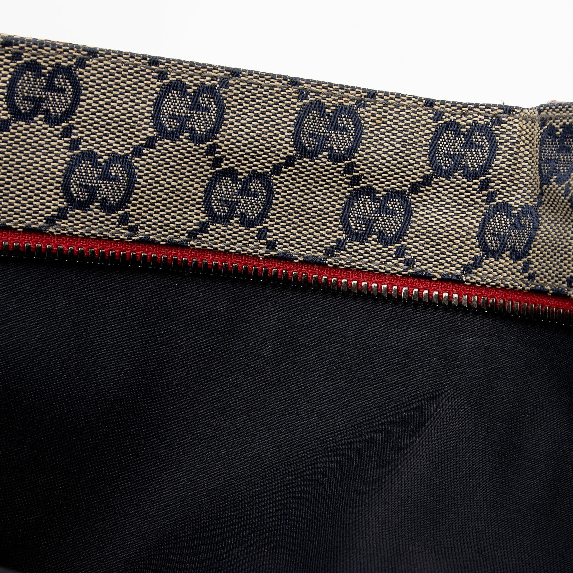 Gucci GG Canvas Double Pocket Belt Bag (SHF-SkYvtK)
