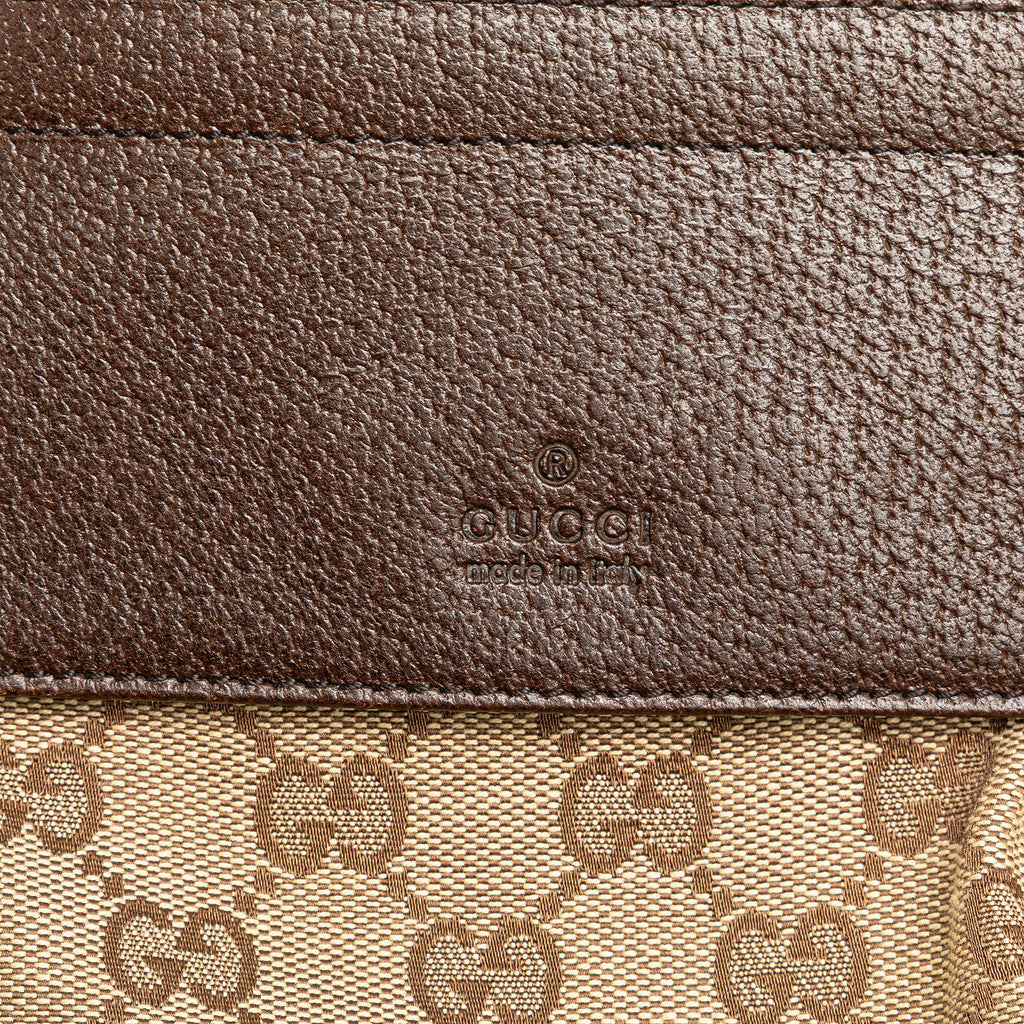 Gucci GG Canvas Double Pocket Belt Bag